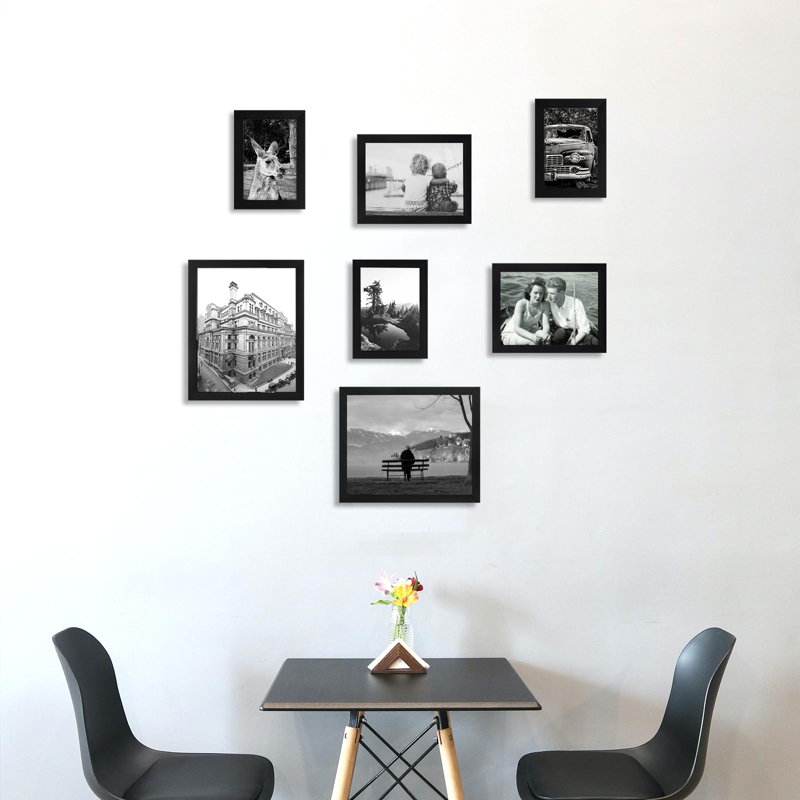 4x6 Picture Frames Black Set of 12 for Wall Gallery Collage Photo Frames or Tabletop Display