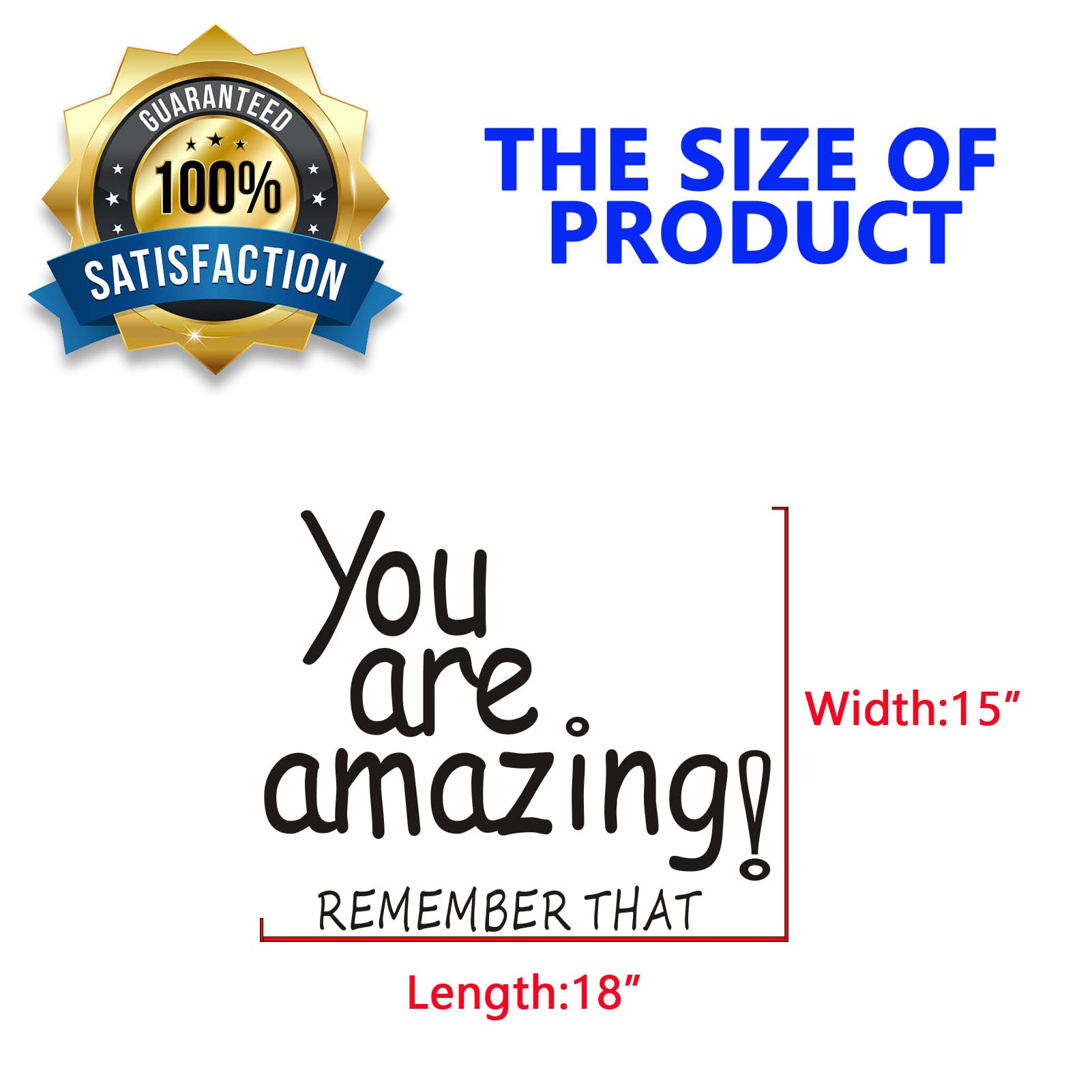 Wall Stickers For Kids, Motivational Wall Decals, (Easy To Apply), Quotes Inspirational Boys Girls Toddlers Teen Men Women, Livi