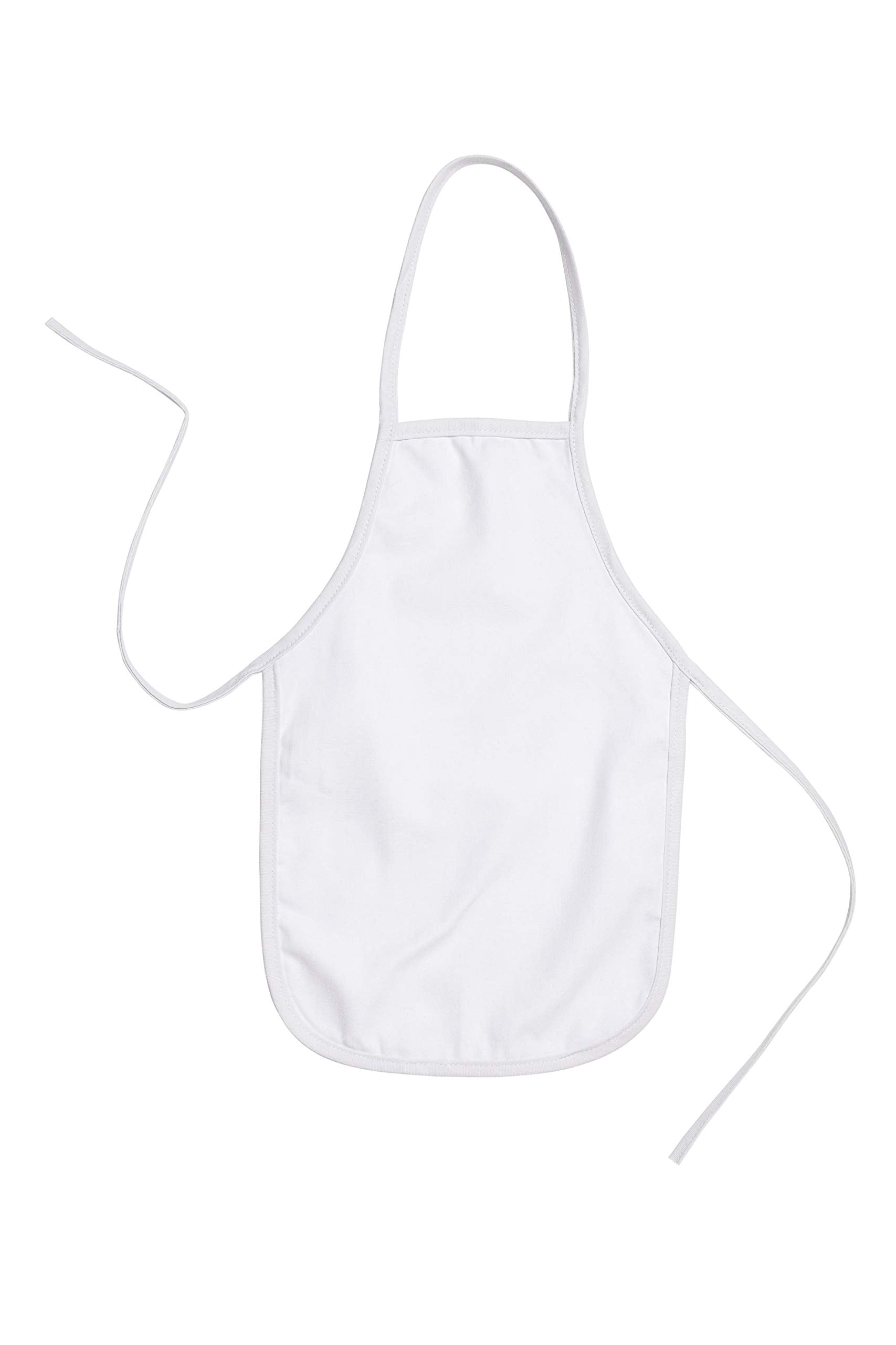 Bumble Crafts Kids Apron - Pack Of 12 | Natural Cotton | Canvas Apron For Kids | Toddler Apron For Ages 5 And Under | Kids Apron