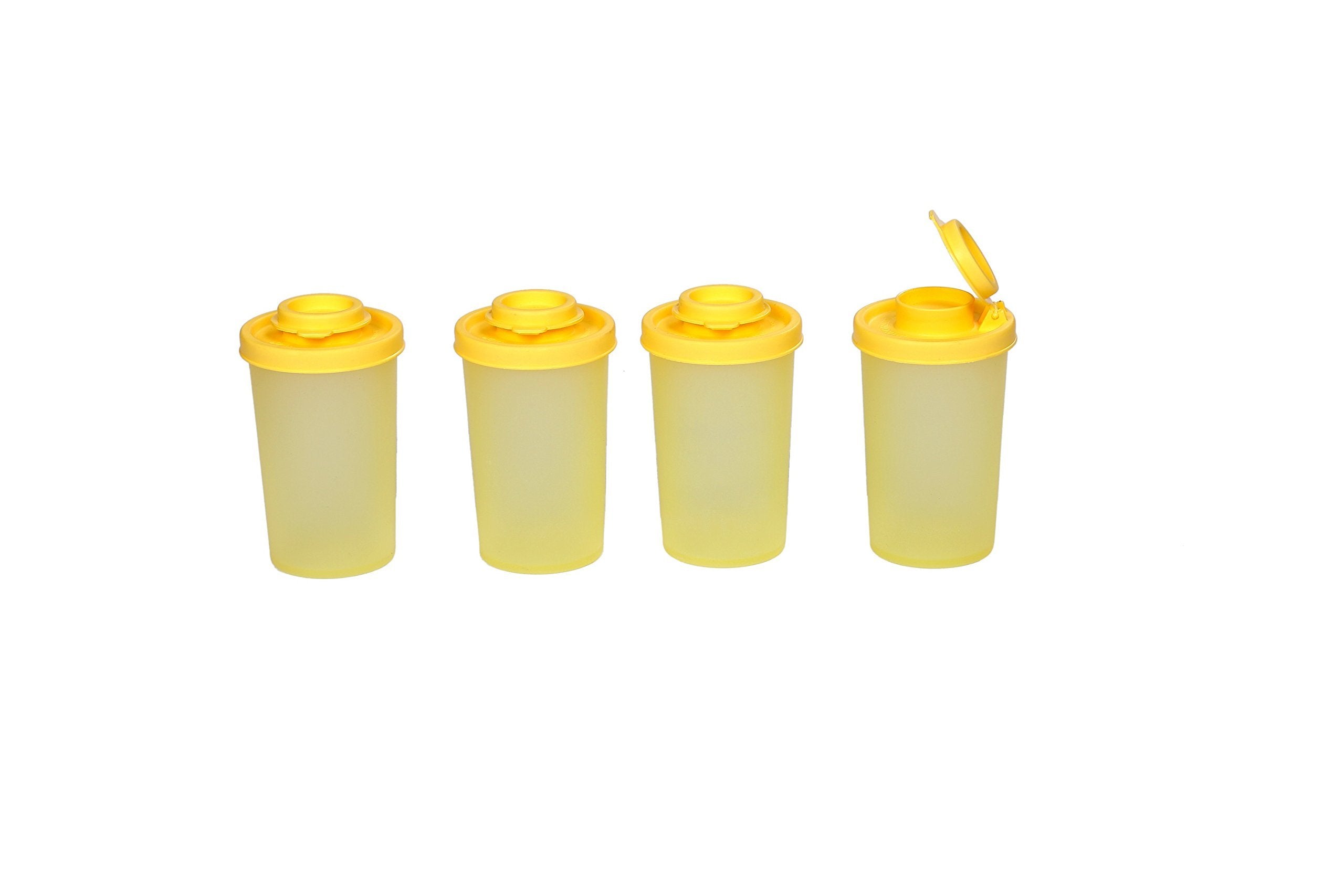 Signoraware Spice Shaker Set, 140Ml, Set Of 4, Lemon Yellow