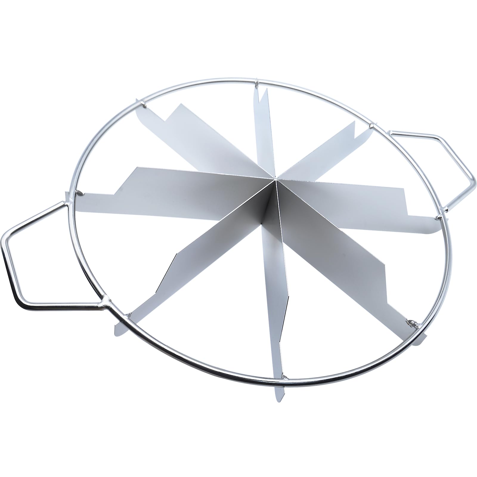 FDXGYH Pie Cutter 8 slice 10 Pie Stainless Steel Cutter with 8 Equal Slices for Slicing Pies Cake Quiches Desserts (Silver)