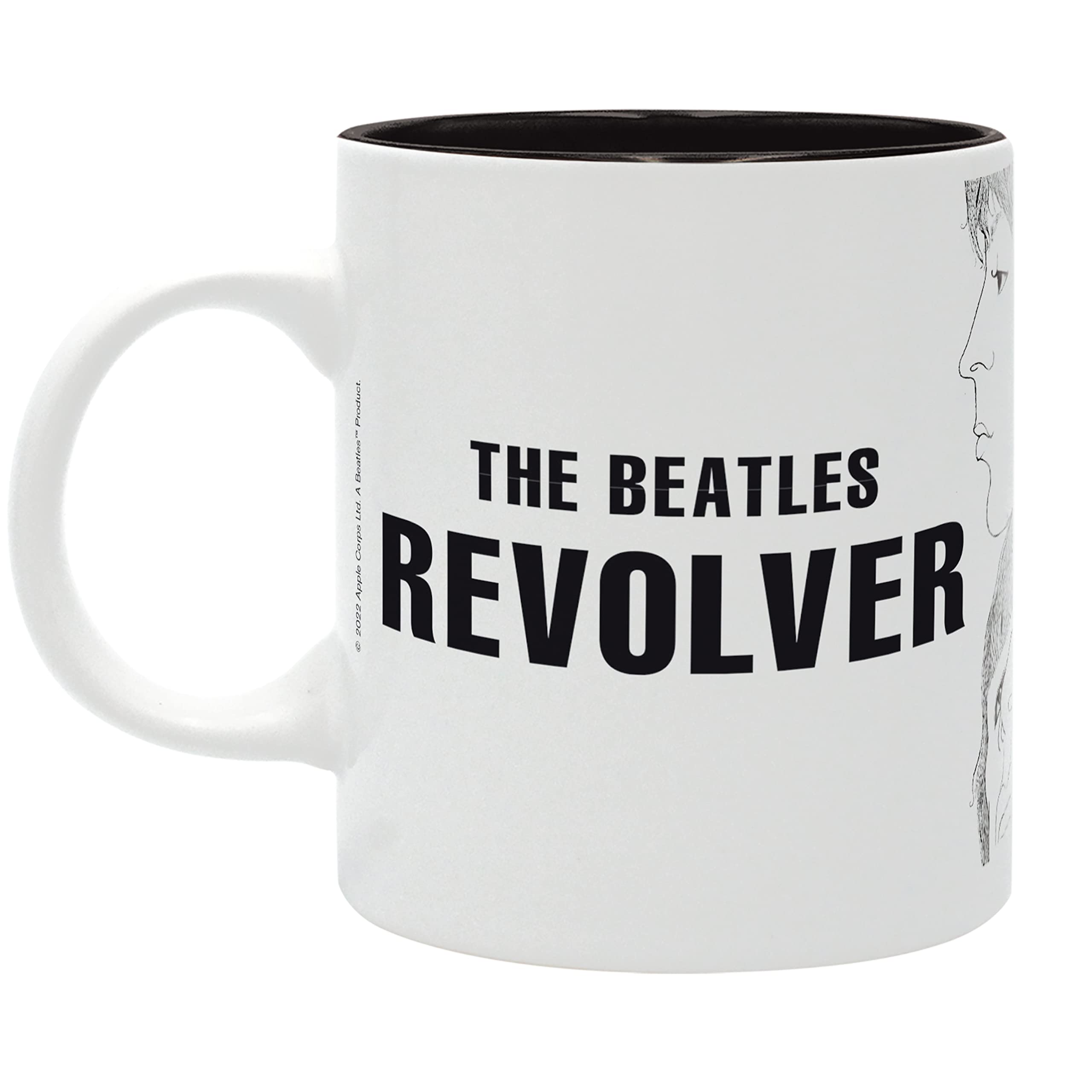 ABYSTYLE The Beatles Revolver Ceramic Coffee Tea Mug 11 Oz. Music Artist Band Drinkware Home & Kitchen Essential Gift