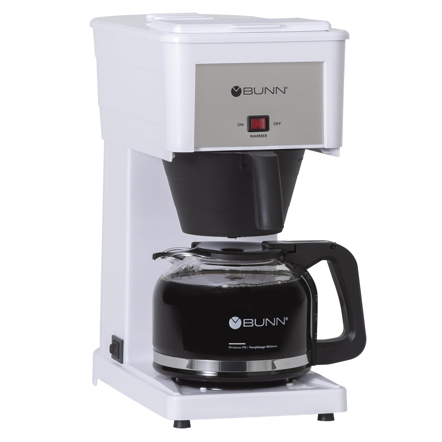 Bunn Grw Velocity Brew 10-Cup Home Coffee Brewer, White