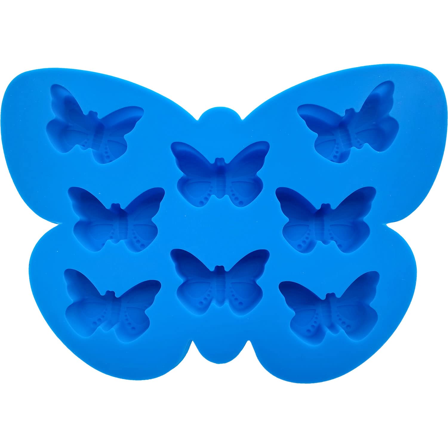 Scivokaval Butterfly Mold Silicone Cake Mold Butterfly Shape Ice Cube Tray Non Stick For Chocolate Candy Baking Soap Pudding Jel