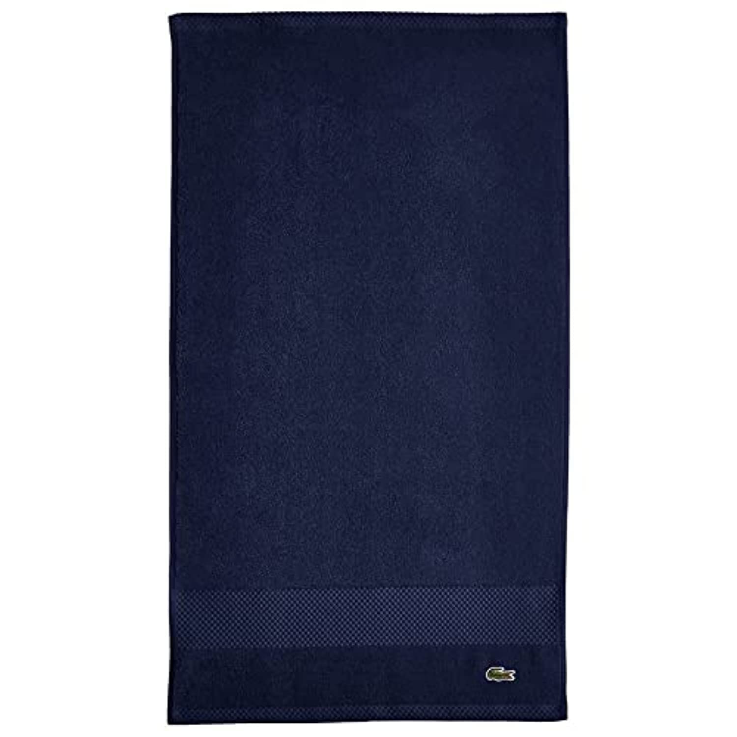 Lacoste Heritage Supima Cotton Hand Towel, Navy, 16'' X 30''