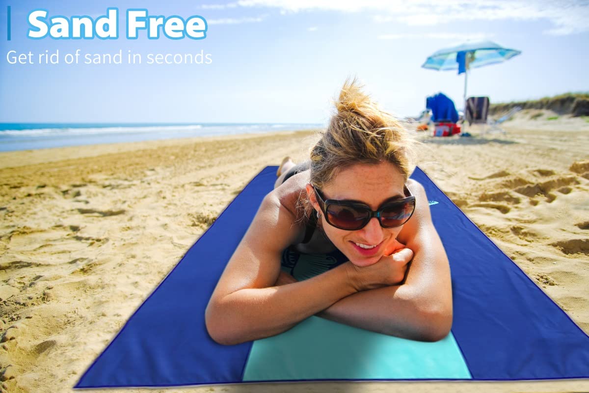 Qinqinamu 6 Pack Microfiber Oversized Lightweight Beach Towel 71''X32'' Extra Thin Large Sand Free Towels Travel Swim Pool Yoga