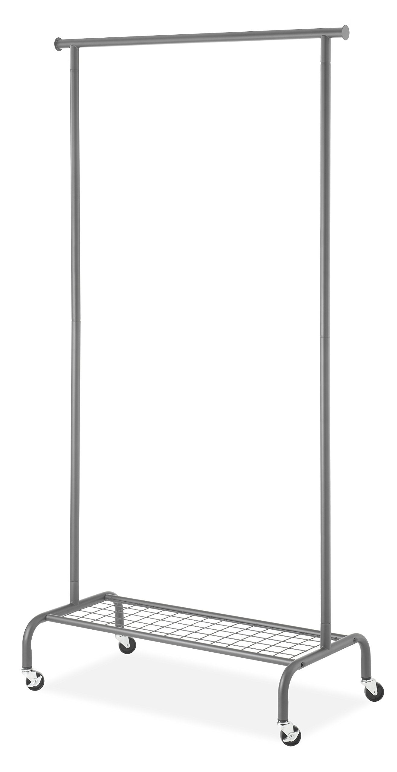 Whitmor Garment Rack, Gunmetal Grey