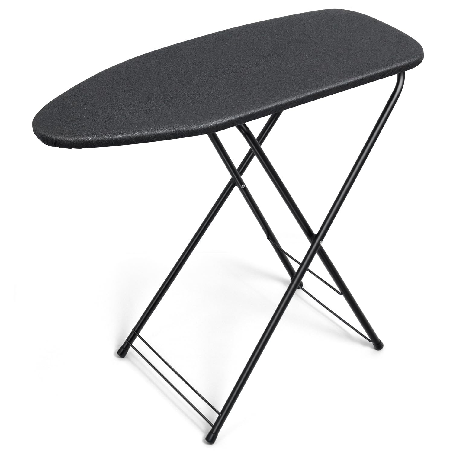Duwee 13''  35'' Ironing Board Small With Heat Resistant Cover,Folding Compact Ironing Board,Light Weight,Easy To Storage,Black