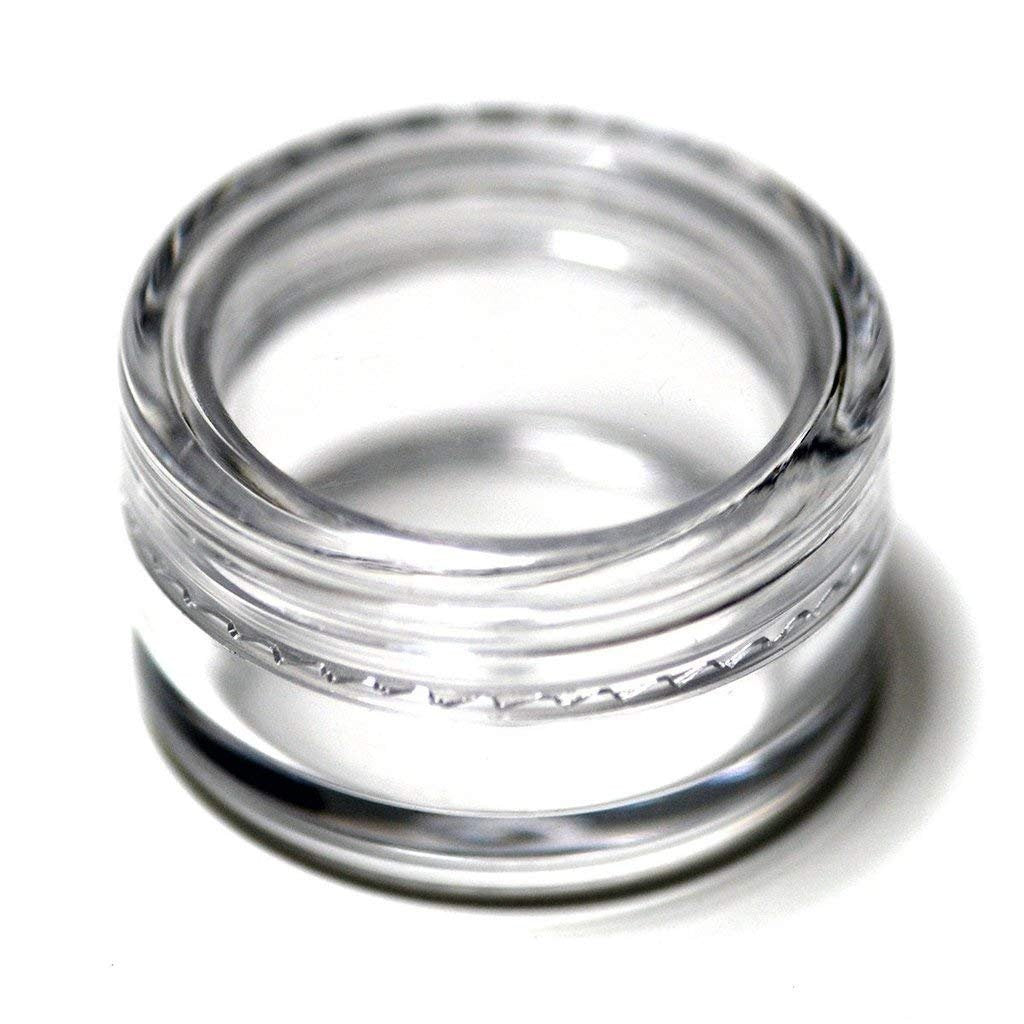 Onwon 25 Pcs Empty Clear Portable Travelling Plastic Cosmetic Containers 5 Gram Size Pot Jars Eyshadow Container