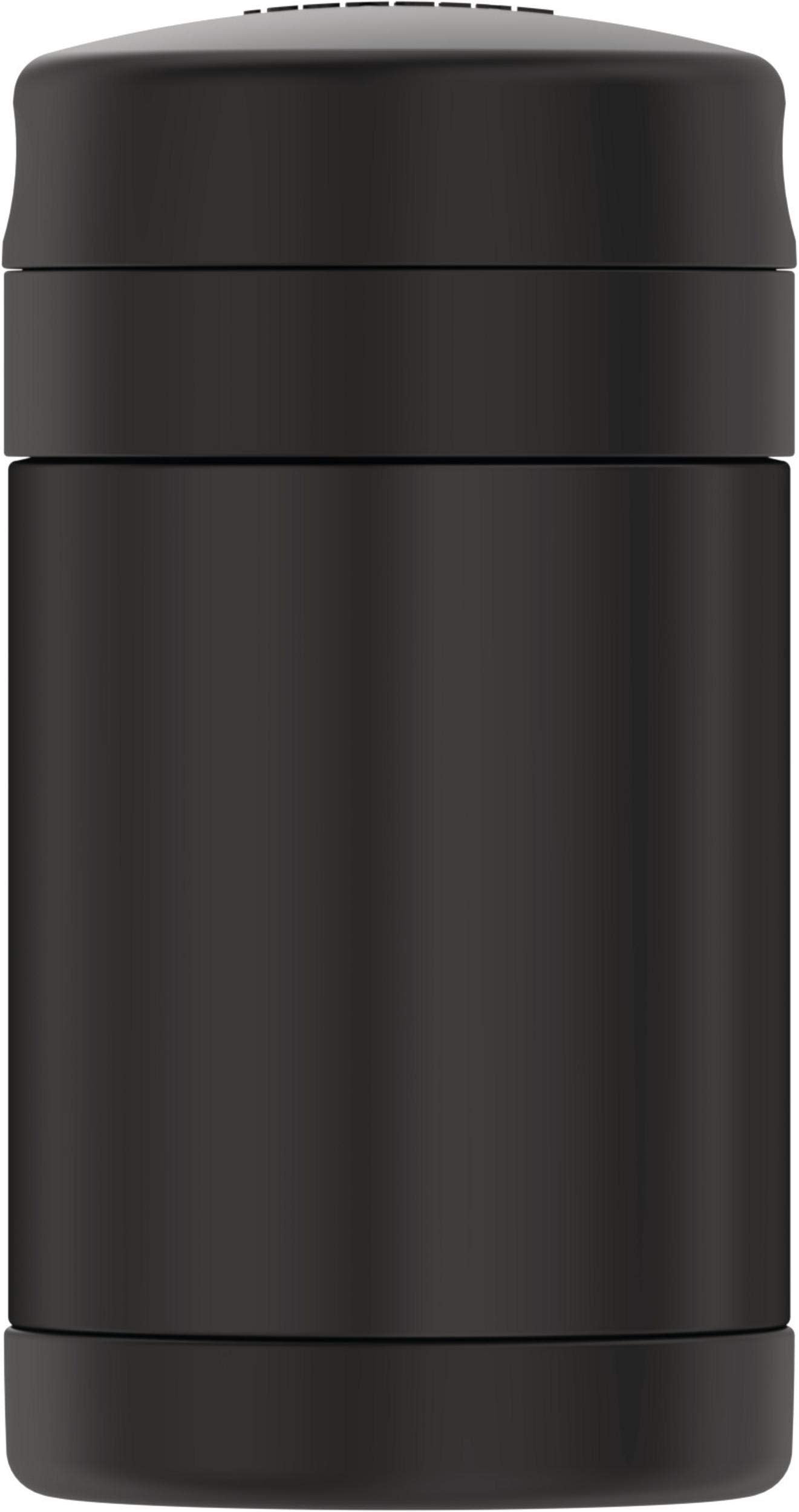 THERMOS F3029BK6 Funtainer Food Jar 16 Ounce, Matte Black, Durable Design