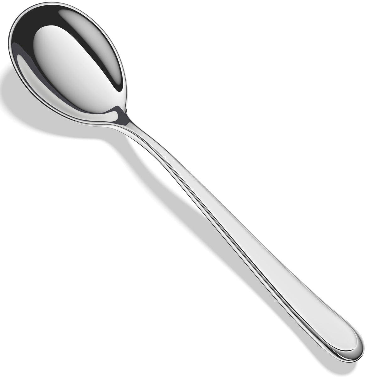 Long Handle Spoons,Korean Spoon,8.4 Inch Soup Spoons,18/10 Stainless Steel Korean Soup Spoons,Asian Soup Spoon,Set Of 4.