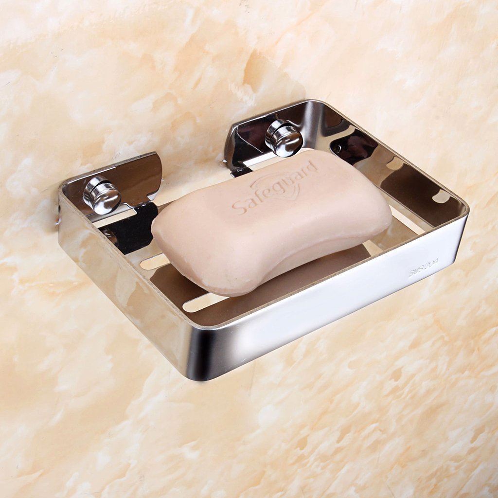 Sumnacon Soap Dish Holder Stainless Steel Wall Mounted, Heavy Duty Soap Tray,Shower Soap Saver,Sponge Holder For Bathroom Shower