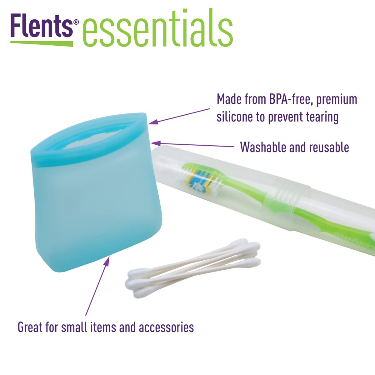 Flents Travel Silicone Bottles For Shampoo, Conditioner Or Lotion, Tsa Approved, Durable And Refillable, 12 Pack, 3 Fl Oz, Color