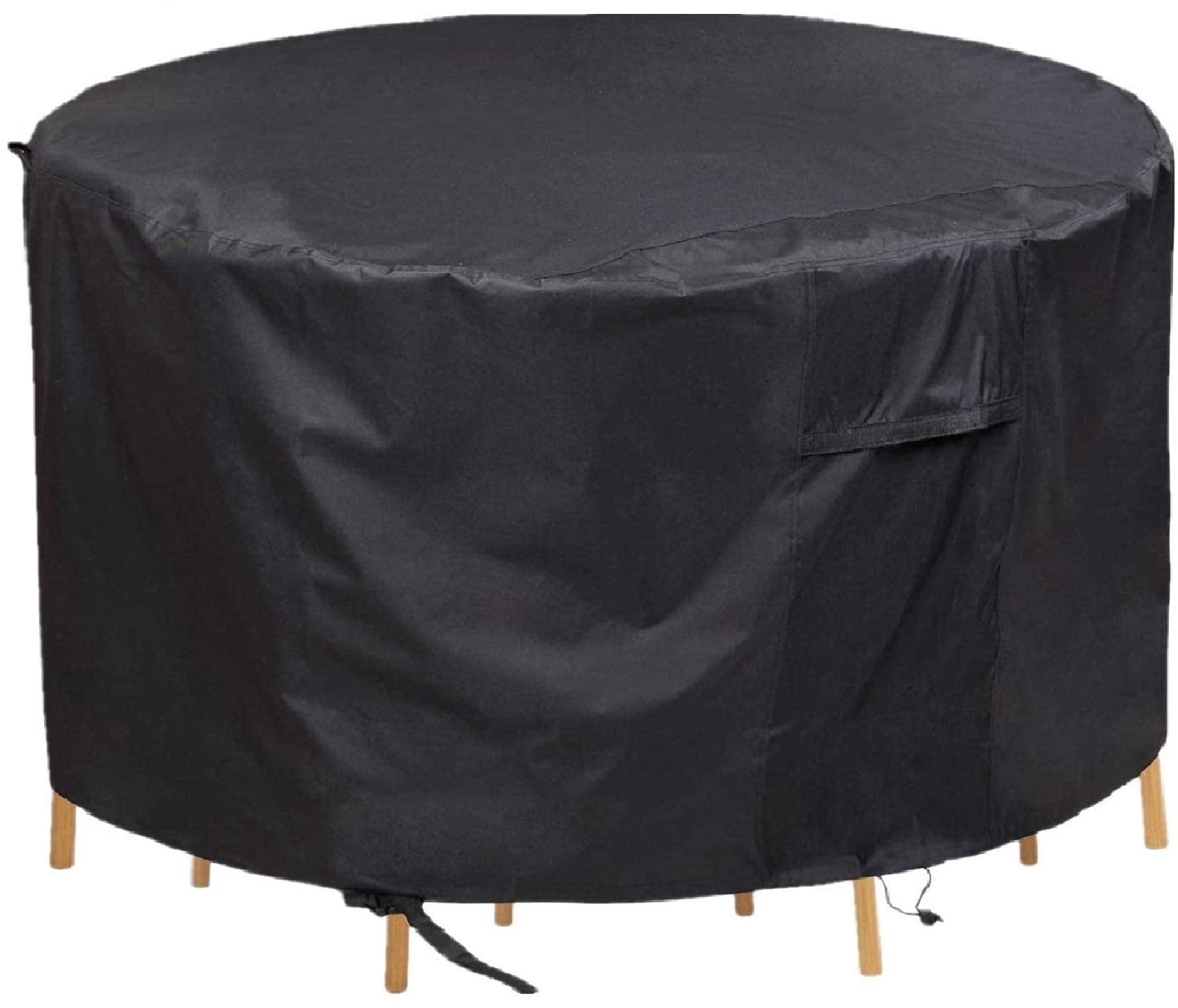Chusstang Garden Furniture Covers Waterproof, Patio Furniture Table Covers Outdoor Round Table Cover Patio Furniture Cover 420D 