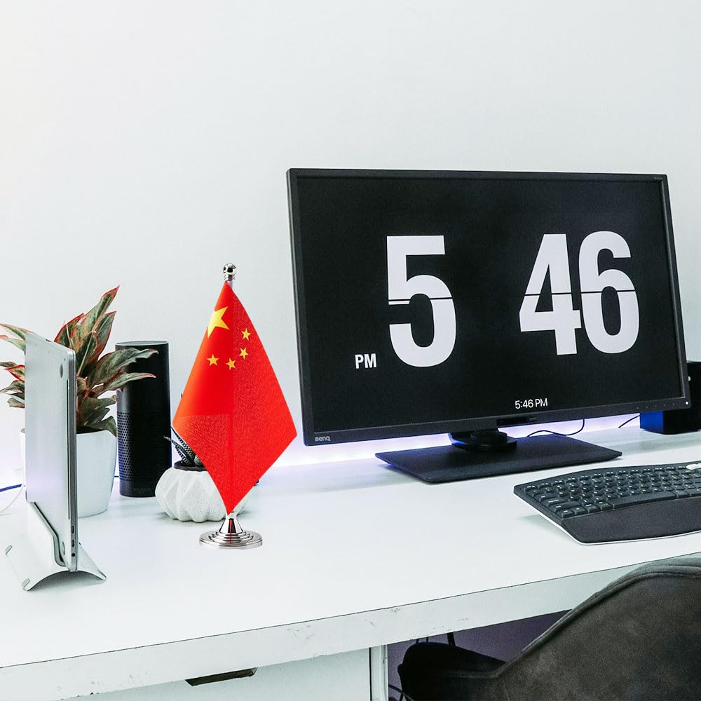 China Flag Chinese Table Desk Small Mini Flags Decorations
