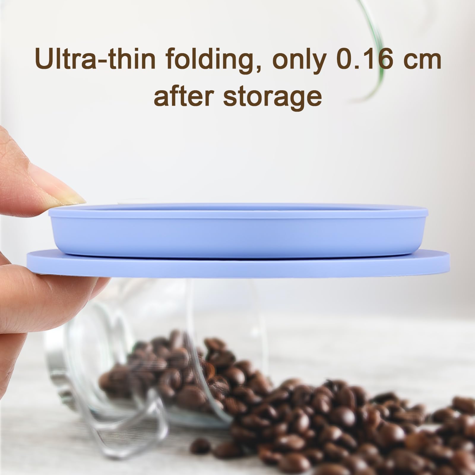 Vvgcs Collapsible Paperless Pour Over Coffee Dripper, Single Cup Travel Pour Over Coffee Maker Camping, Portable Silicone Pourov
