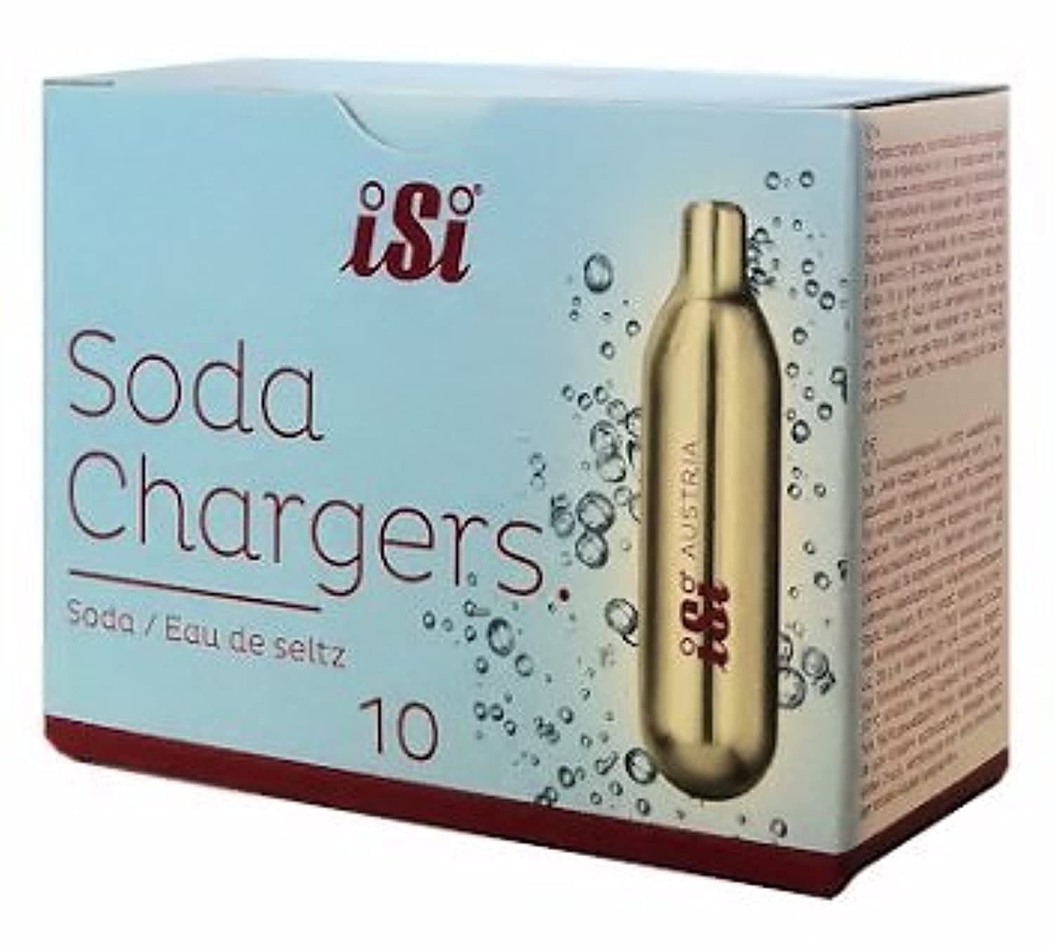 Isi North America Isi 100 Soda Chargers, Gold