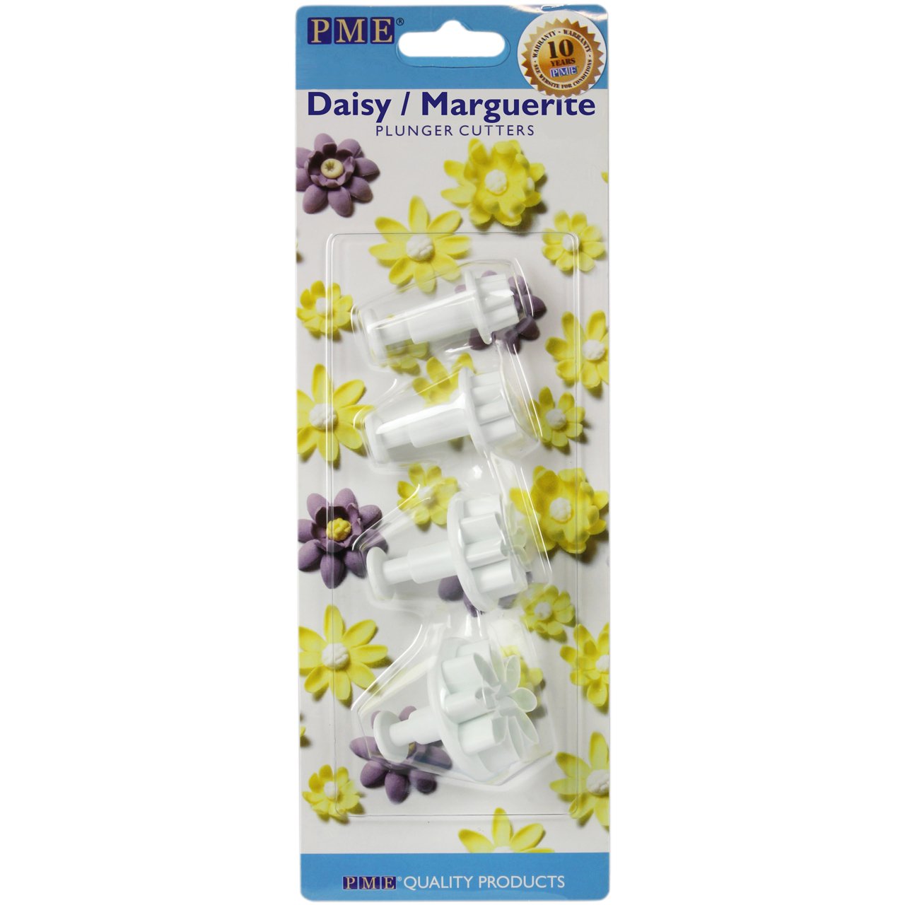 Pme Plunger Cutters, Daisy, 4-Pack