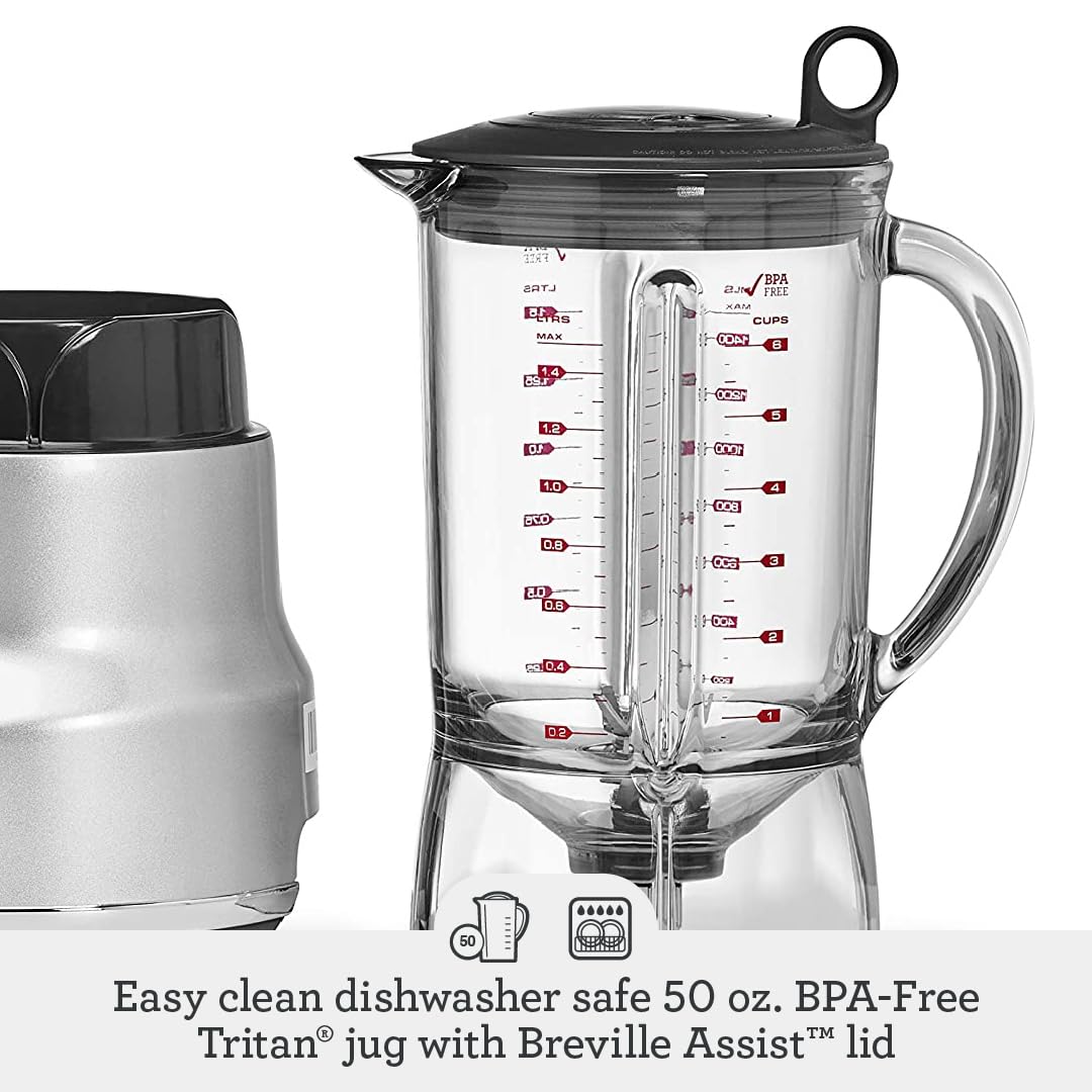 Breville The Fresh & Furious Blender, Bbl620Sil, Silver