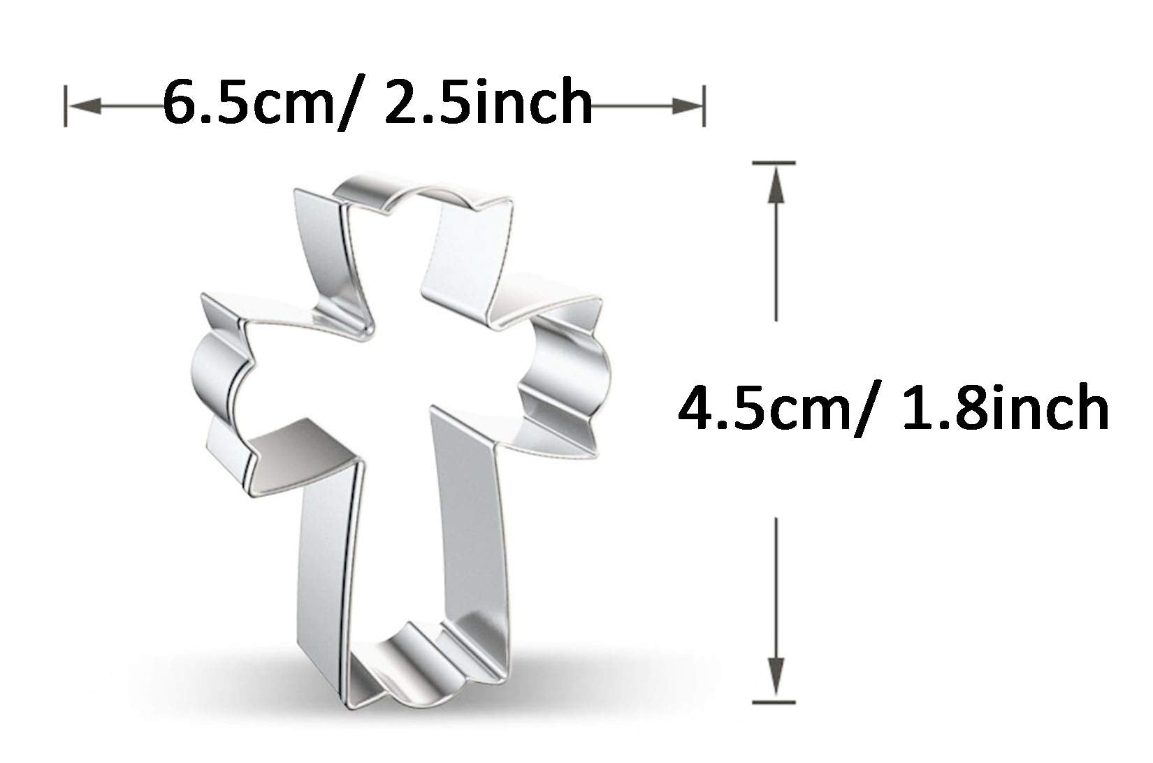 Wjsyshop Crucifix Cross Crucifixion Shaped Cookie Cutter - G