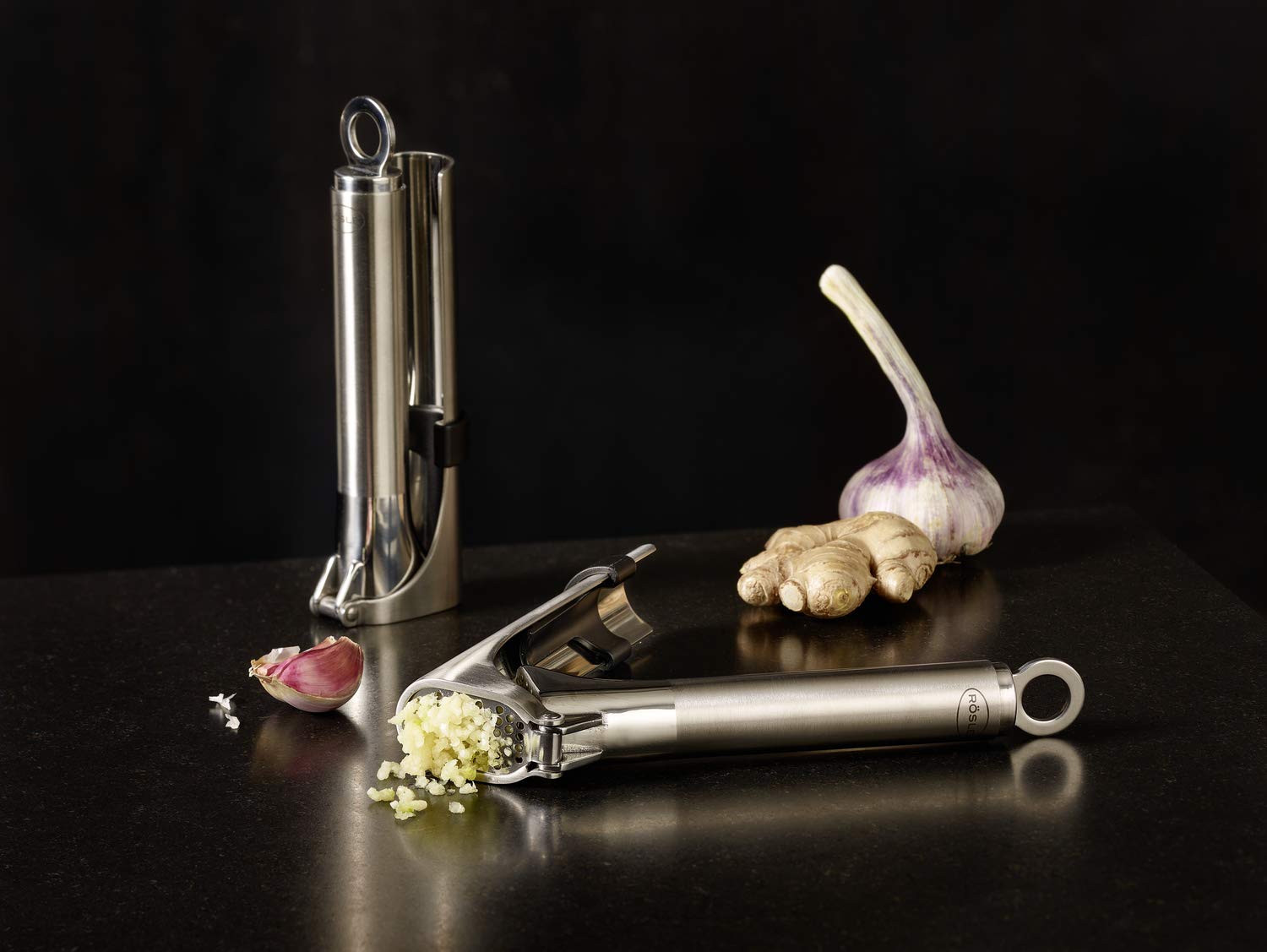 Rsle Rosle Stainless Steel Mincing Garlic Press  Premium