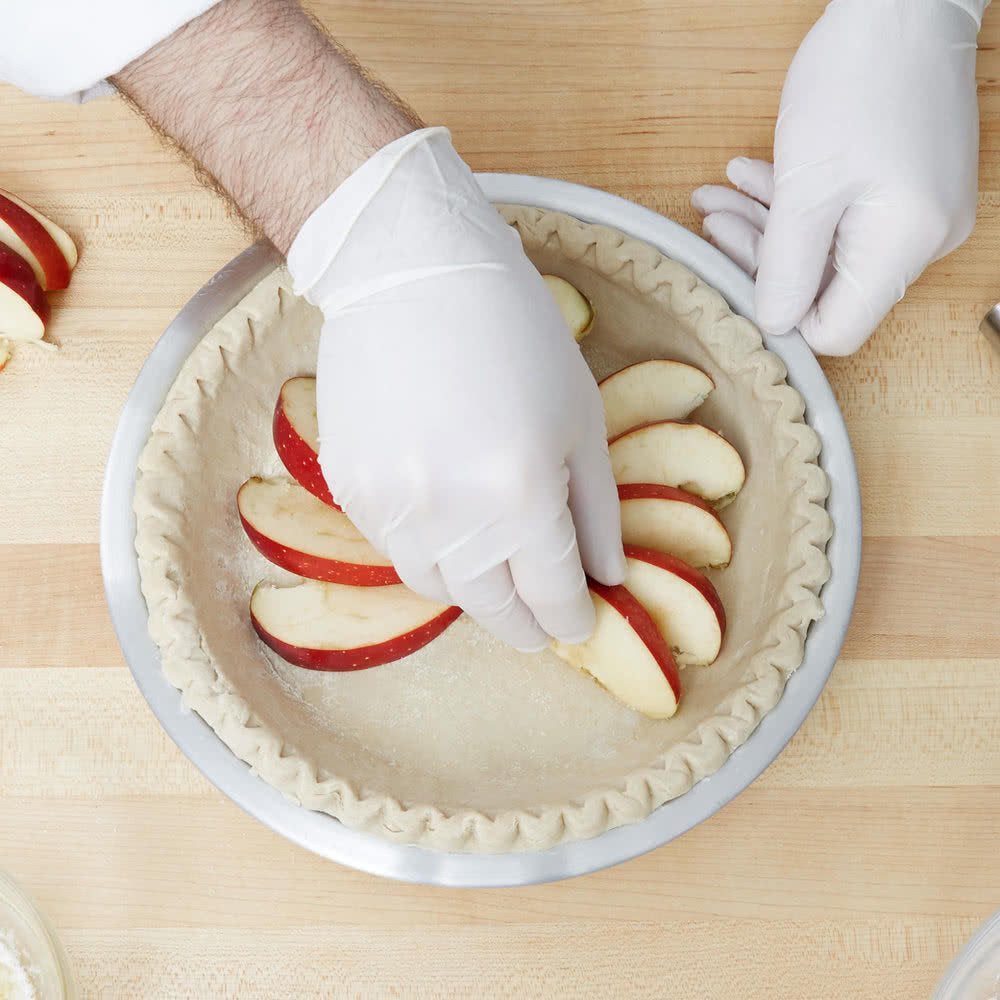 -Royal Industries Pie Pan, 11'' Inside Diameter, 1 1/4'' Deep, Aluminum, 21 Guage, Commercial Grade