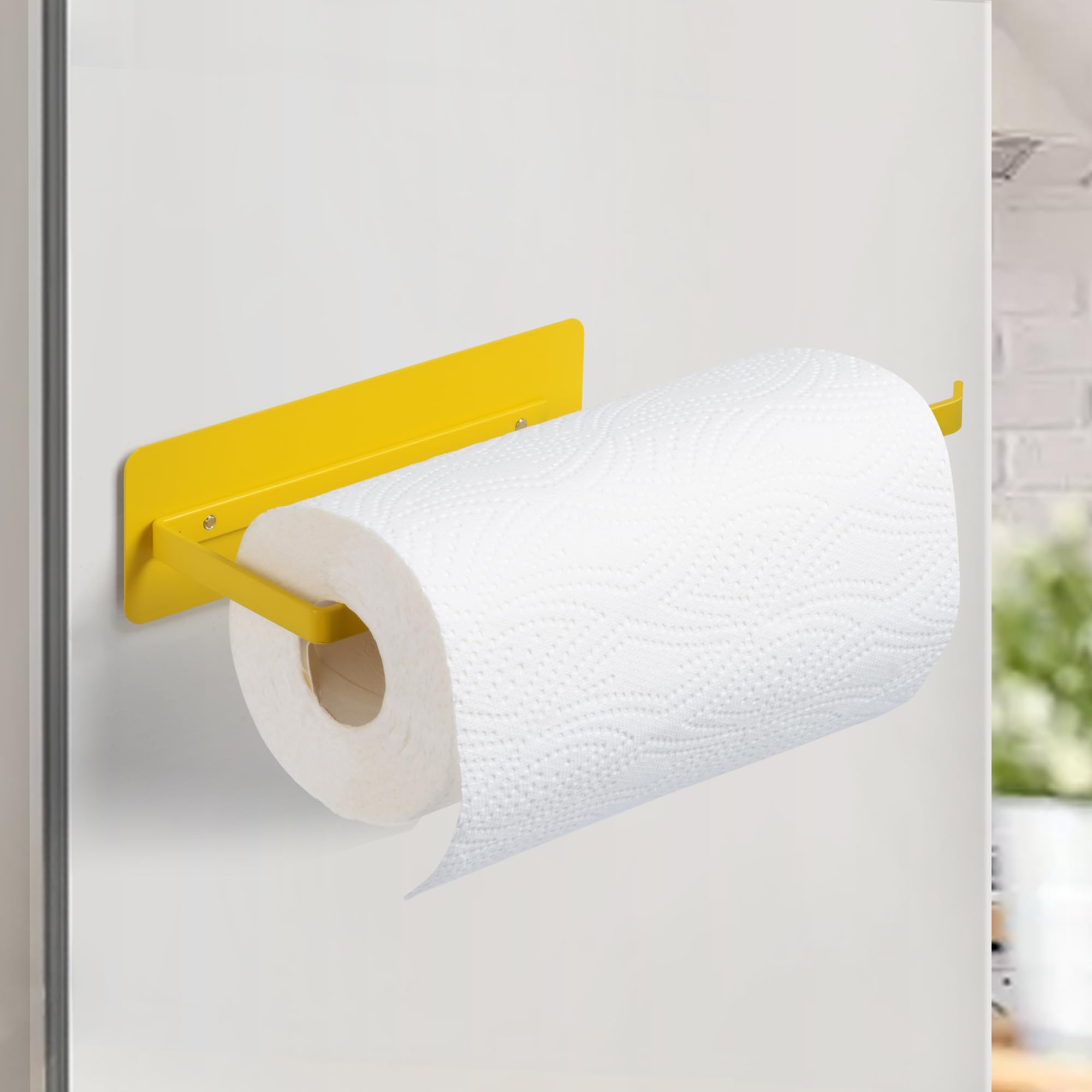 Magnetic Paper Towel Holder for Fridge Grills BBQ Griddles RV Tailgates Iron Pegboard Toolbox Washing Machine, Fit for Large Siz