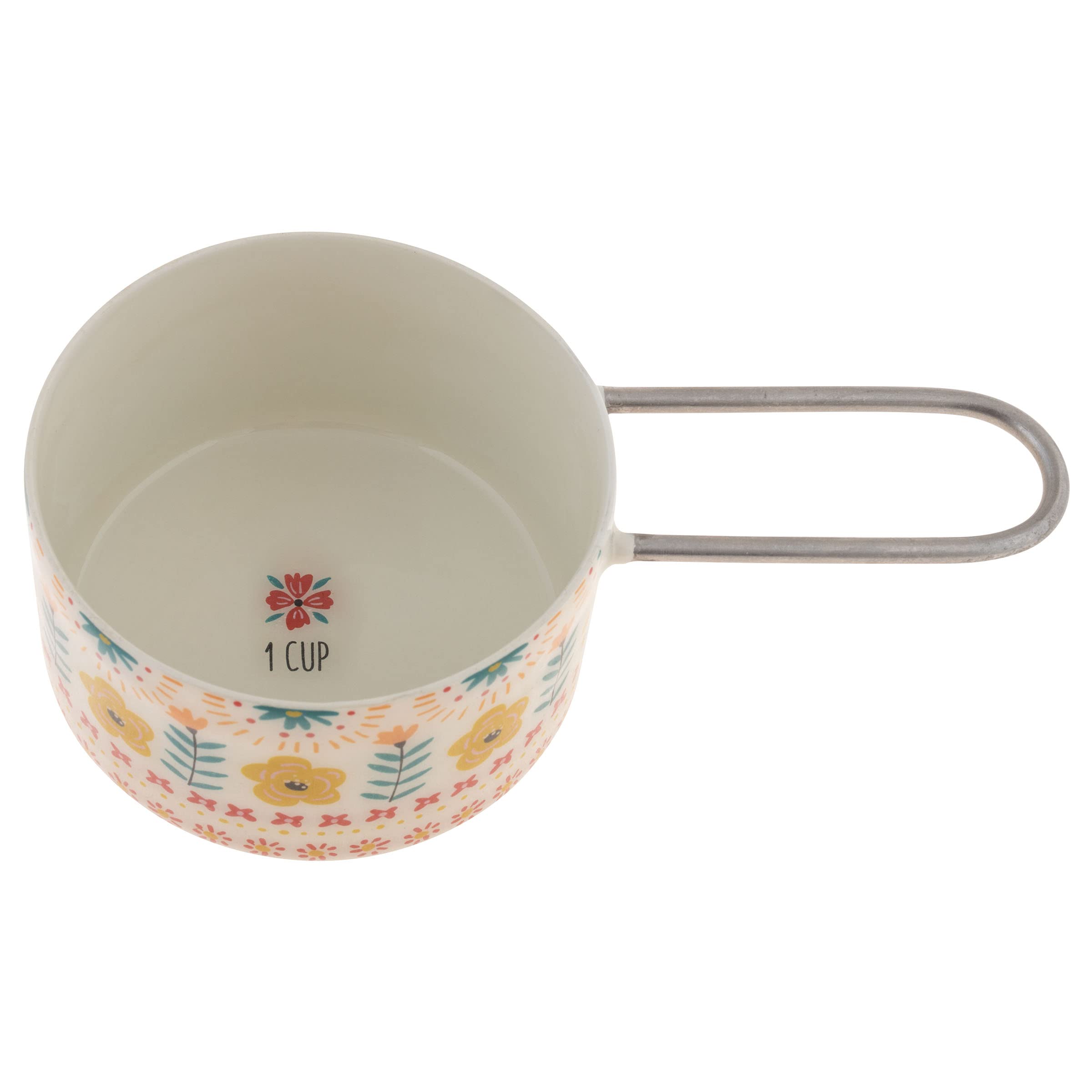 Karma Ava Measuring Cup, Set Of 4, Red/Turq/Pink