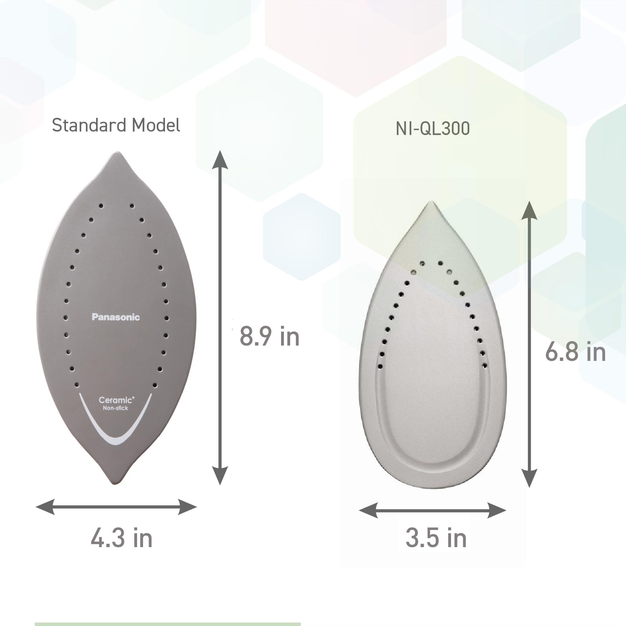 Panasonic Cordless Steam Iron, Compact, Light, with Charging Station NI-QL300G