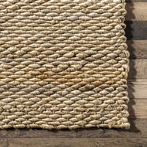 Hand Woven Hailey Jute Natural 6 X 9-like New