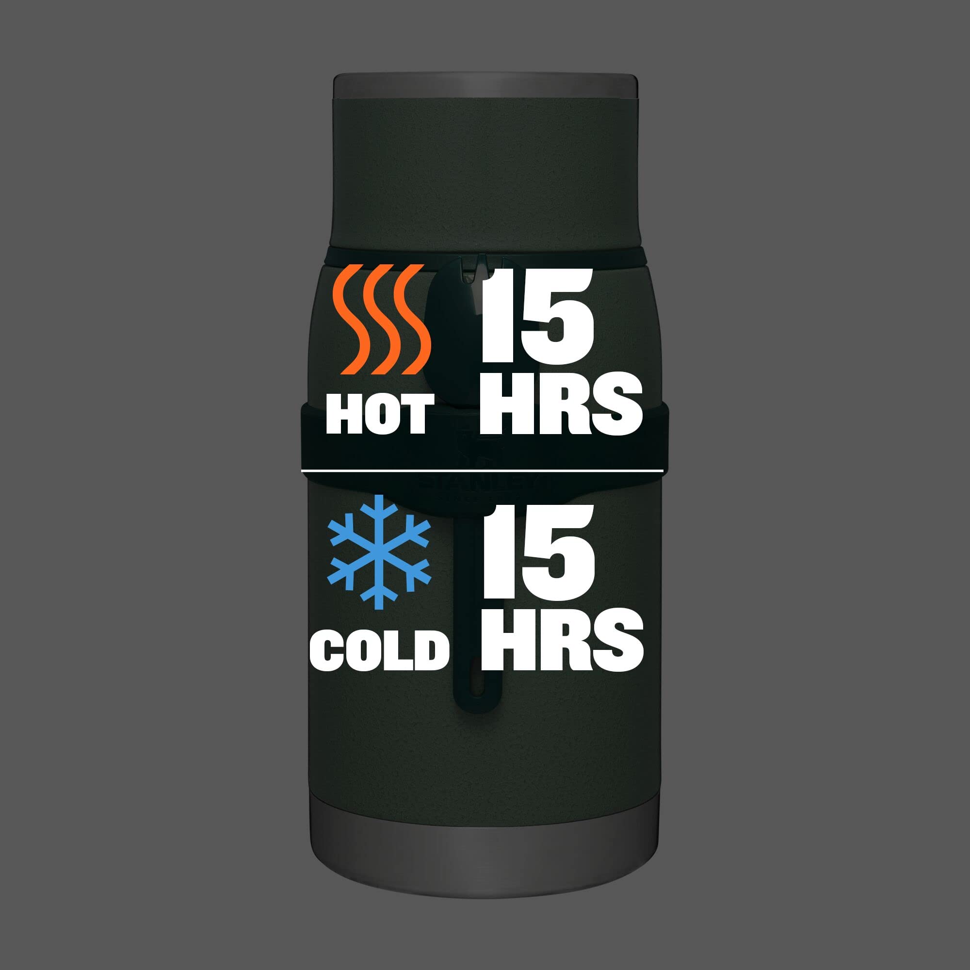 Stanley Adventure To Go Insulated Food Jar With Cup Lid And Spork - 36Oz - Stainless Steel Insulated Food Container - Bpa-Free A