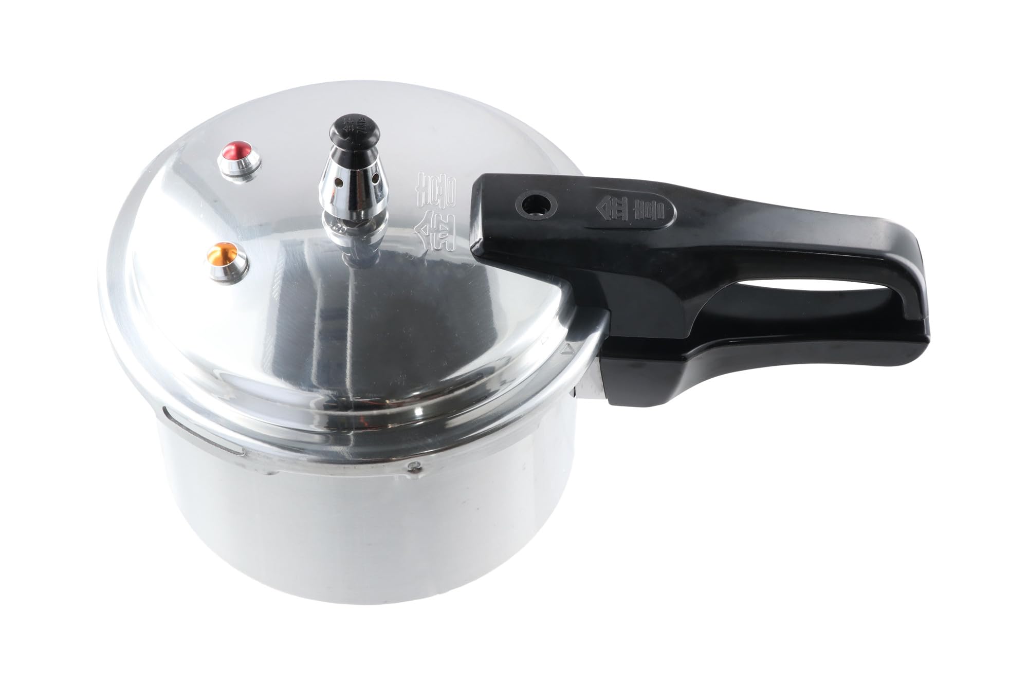 Leadigol Aluminum Pressure Cooker,18cm Bottom 3L Mini Pressure Cooker,w/Release Valve Aluminum Canning Cooker Pot,Stove Top Fast