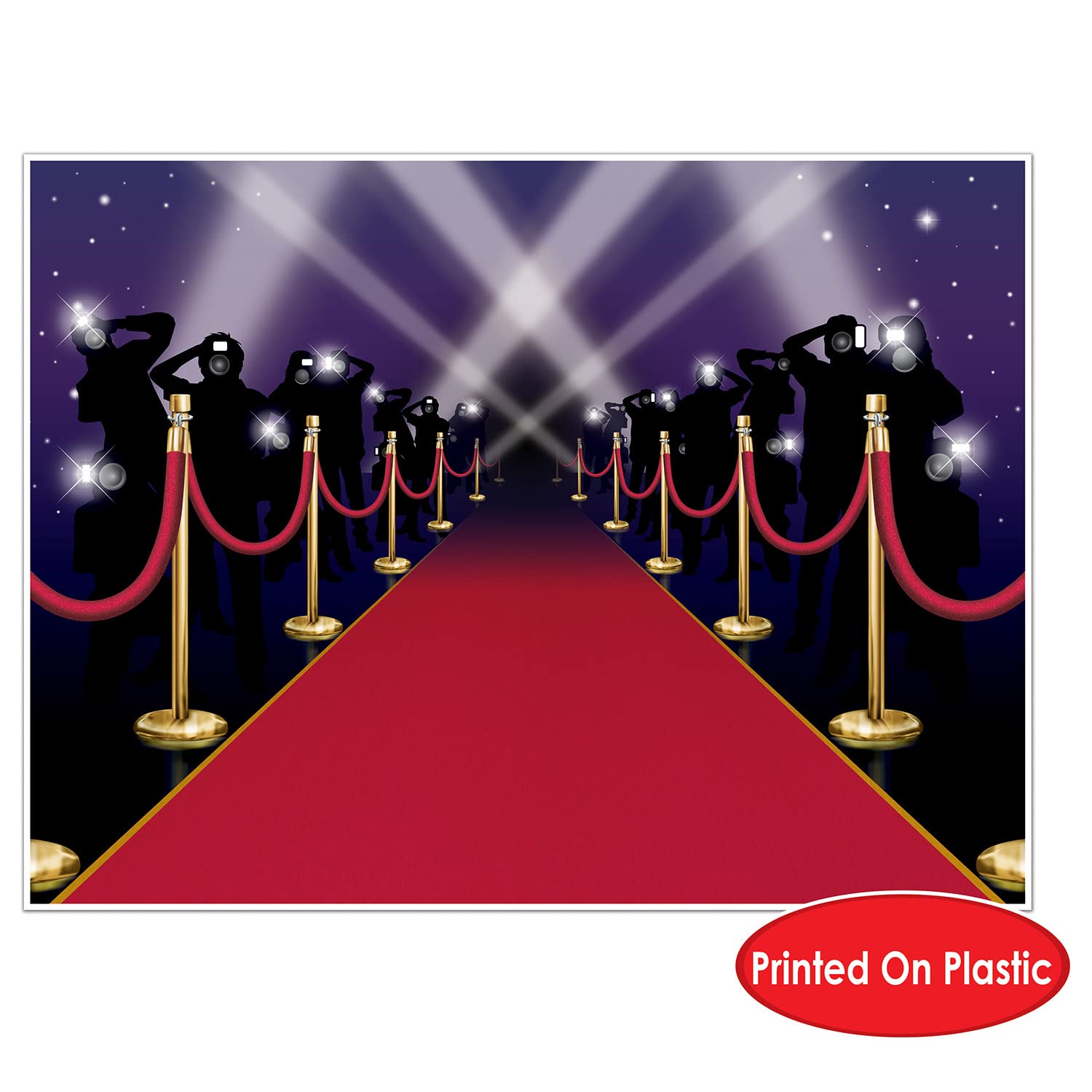 Red Carpet Insta Mural Photo Backdrop Pack of 2