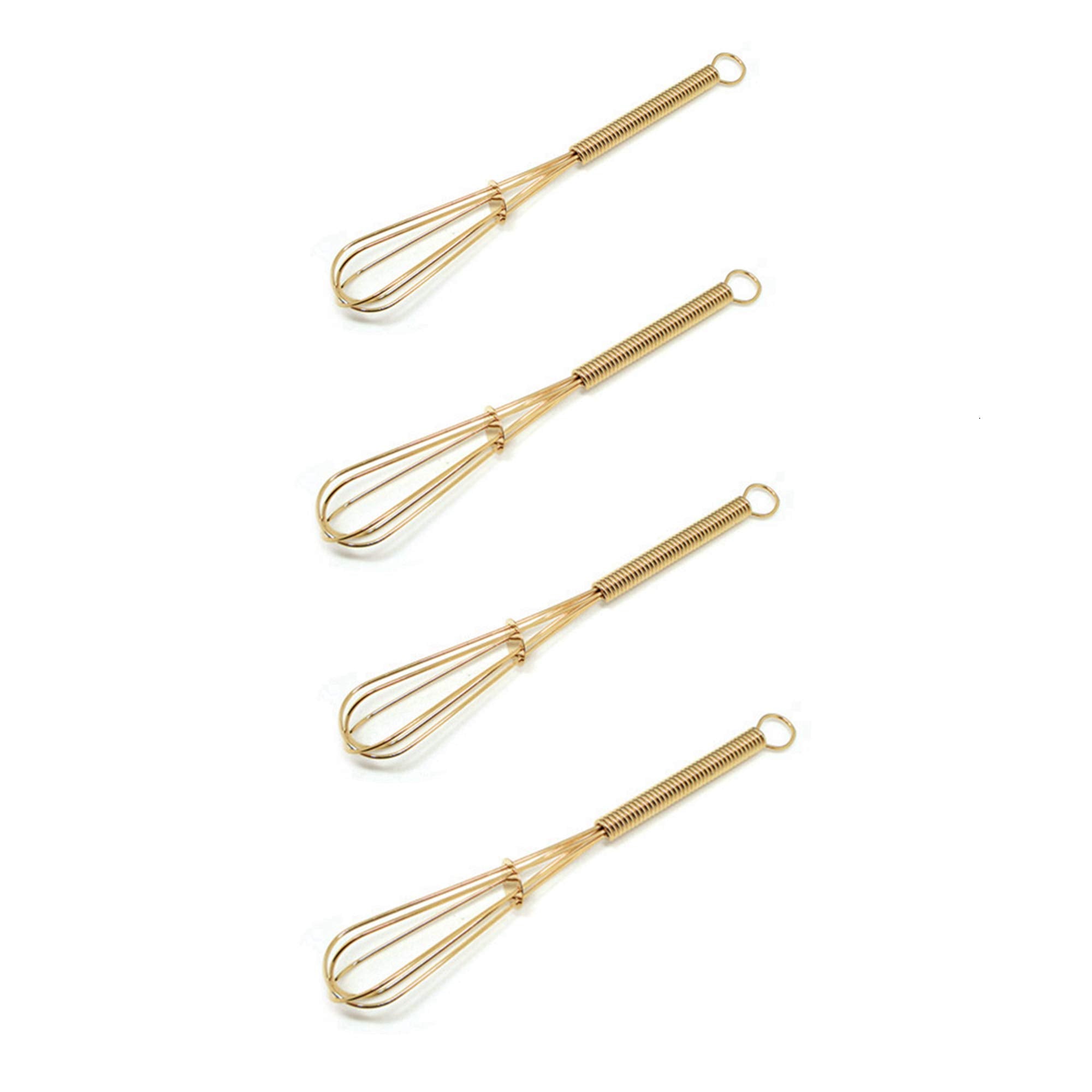 Gepor Mini Whisks 5 Inch 4Pcs Gold