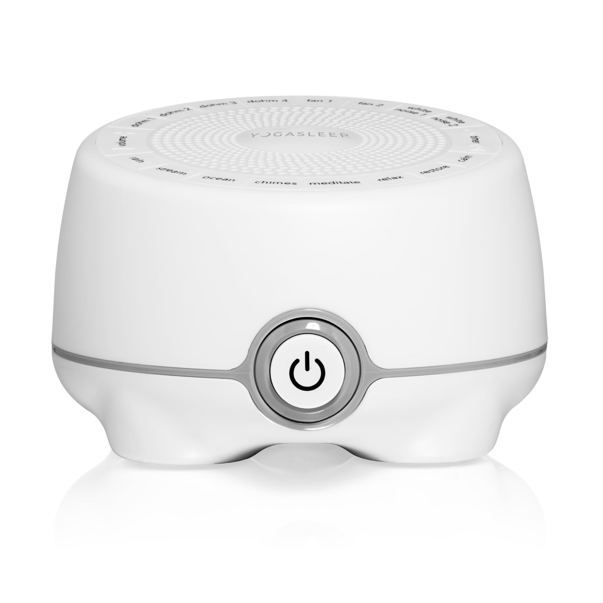 Yogasleep Whish White Noise Sound Machine  16 Natural & Soothing Sounds  Volume Control for Baby & Adults  Get Office Privacy  Concentration  Sleep Aid  Compact for Easy Travel  Essentials for Nursery