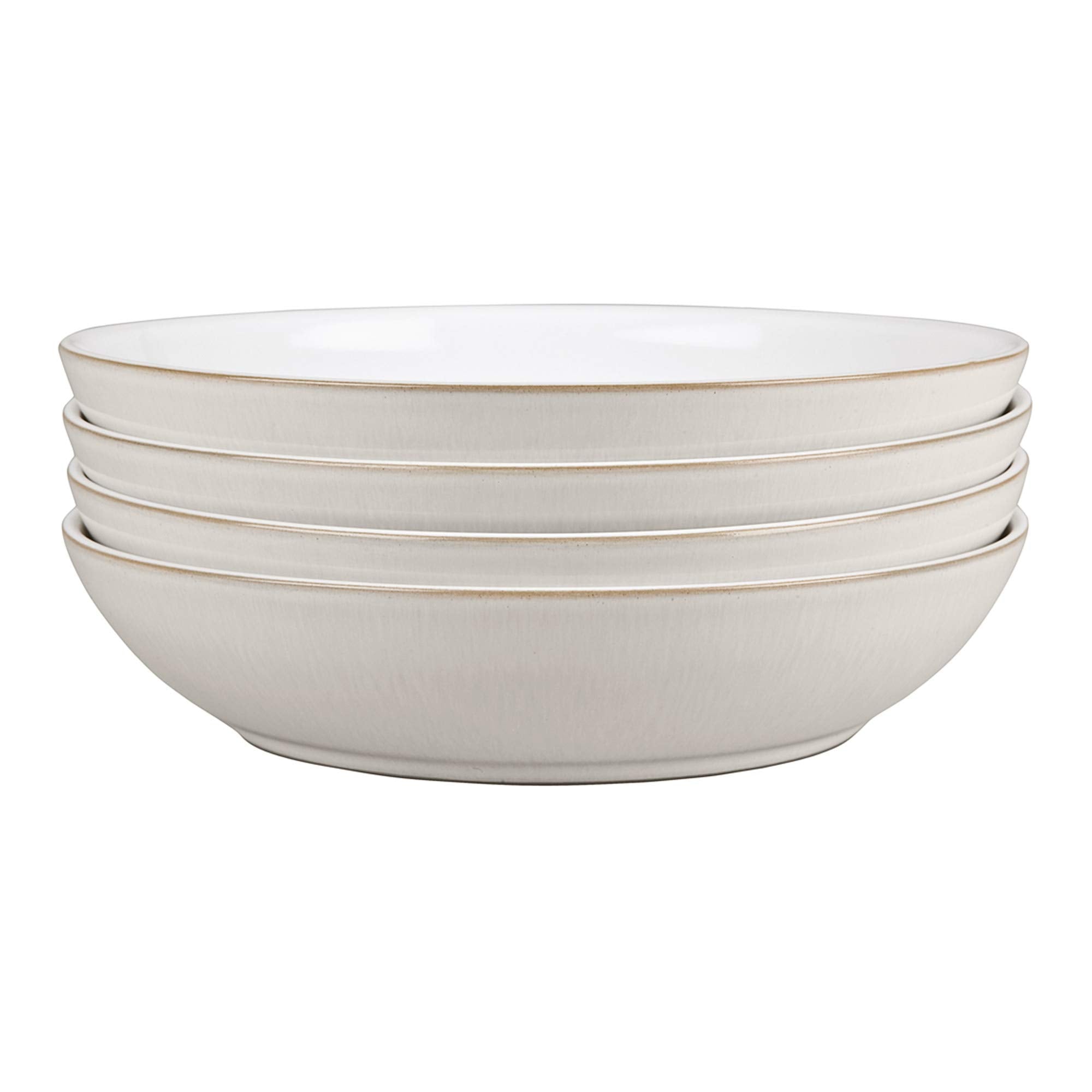 Denby Natural Canvas Pasta Bowl Set, Cream, Set Of 4