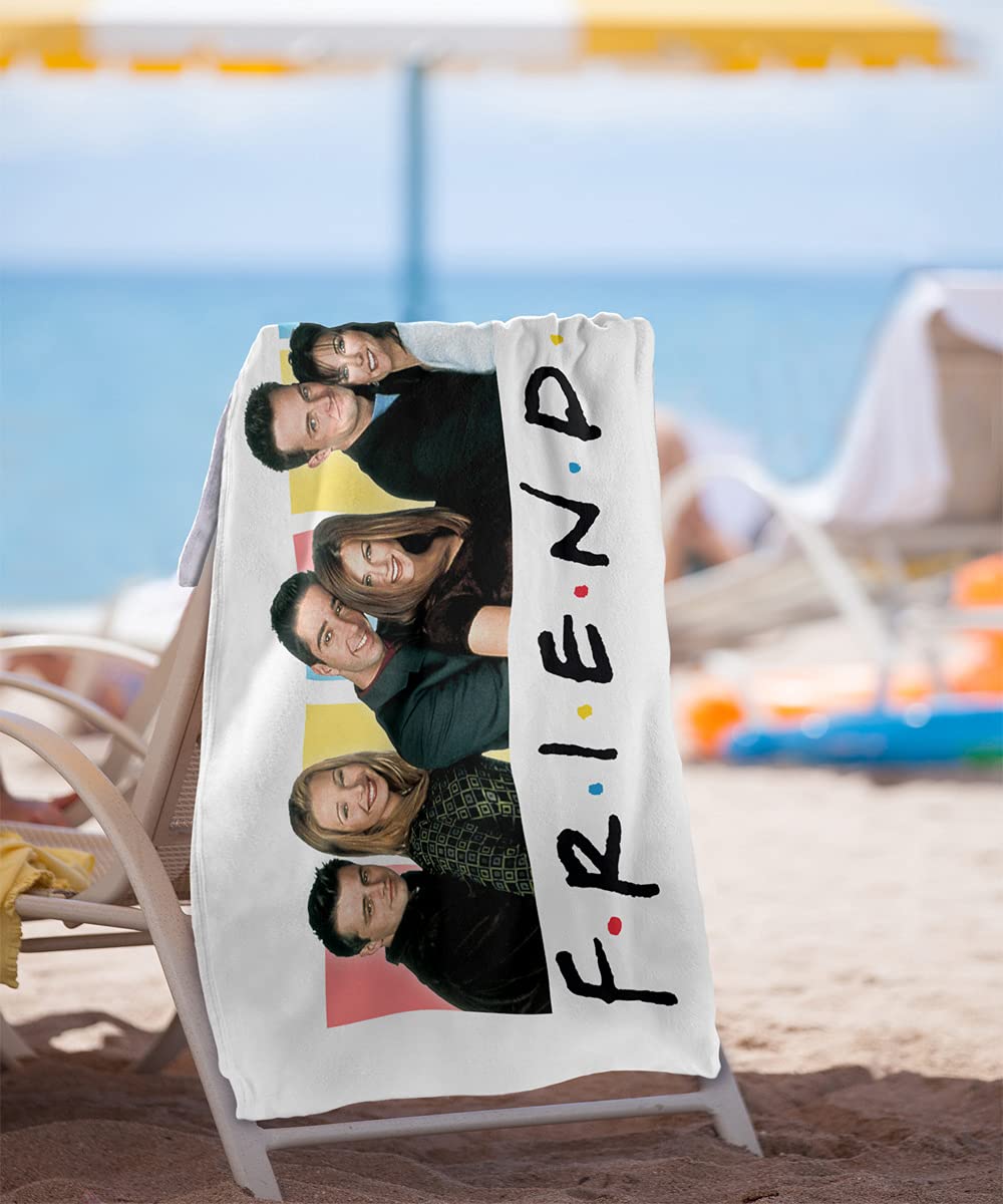 Logovision Friends It'S All About Friends Officially Licensed Beach Towel 30'' X 60''