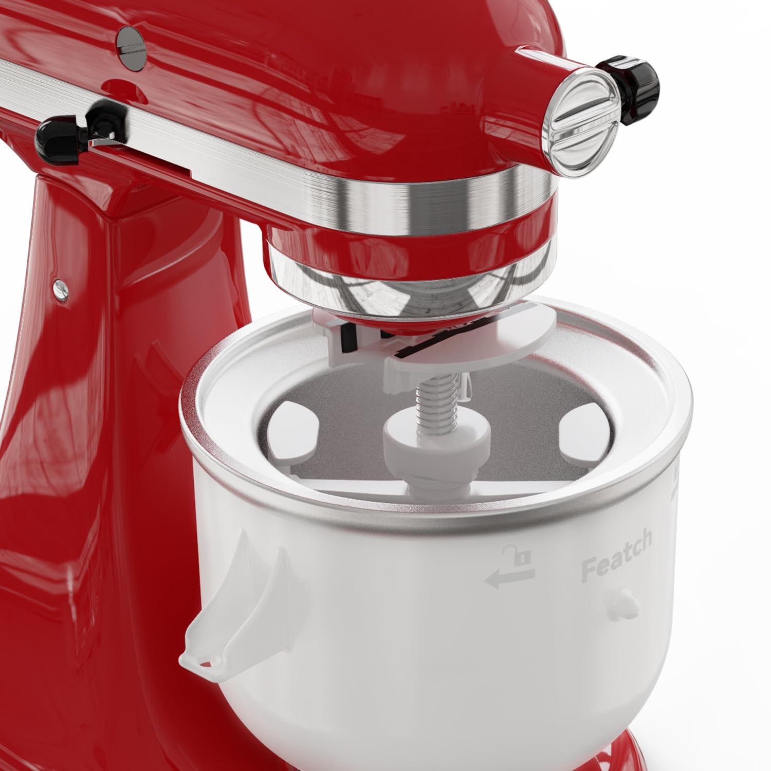 Tiga Replacement Ice Cream Maker Parts for Kitchenaid Mixer - Drive Assembly, Durable Plastic