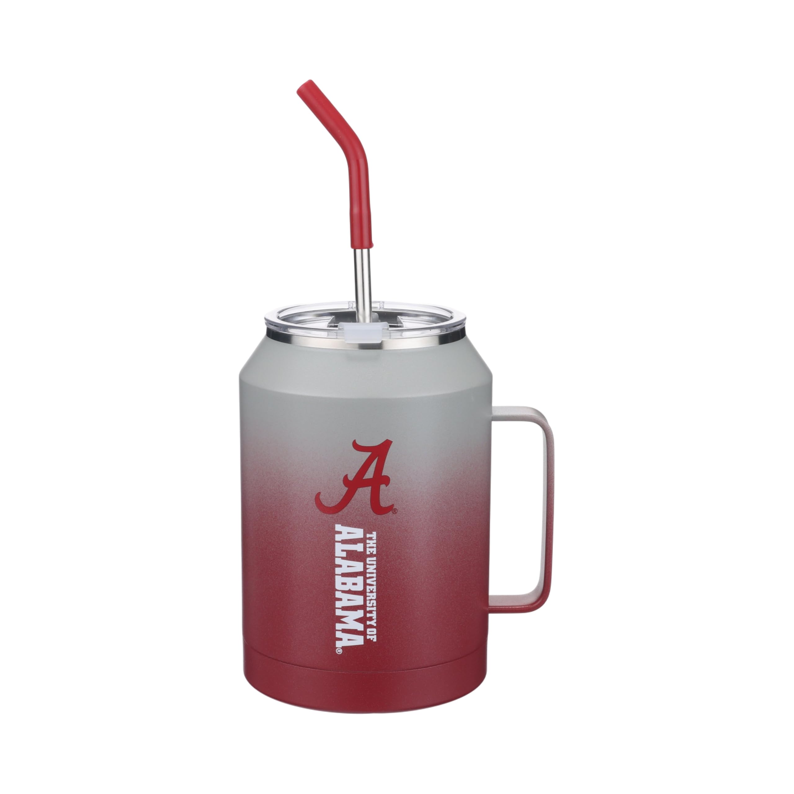 The Memory Company Officially Licensed 50oz Ombre Water Jug with Handle and Straw, University of Alabama