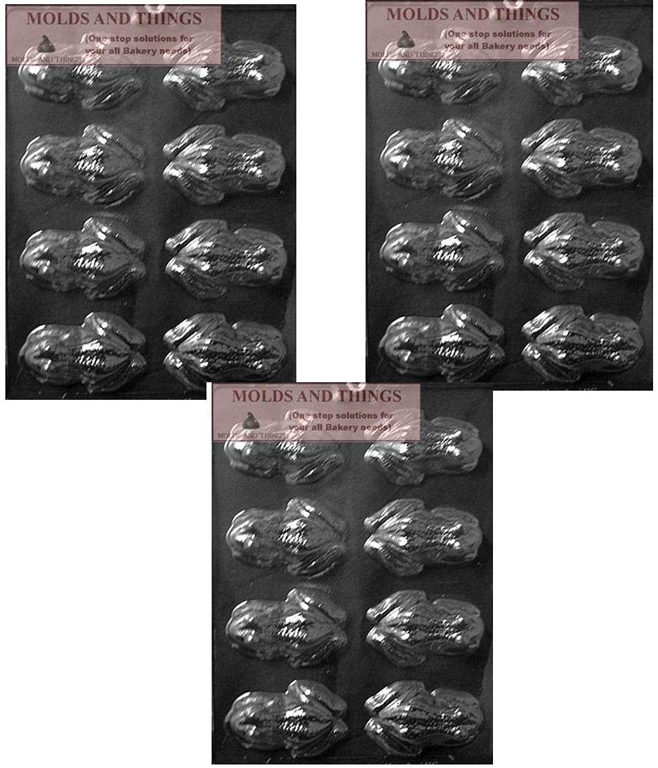 Molds And Things Frog Chocolate Candy Mold And Molding Instruction -Set Of 3