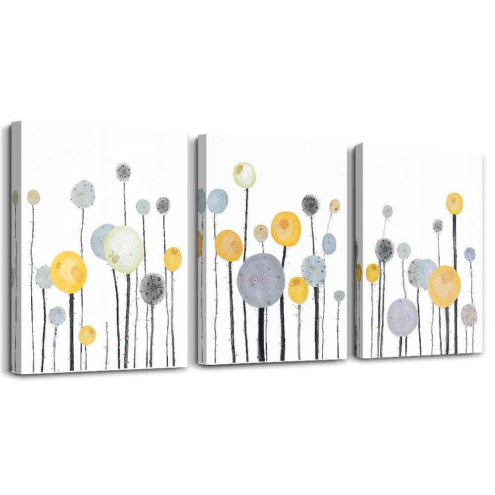 Abstract Watercolor Painting 3 Piece Framed Canvas Wall Art For Living Room Bathroom Wall Decor Canvas Prints Office Kitchen Wal