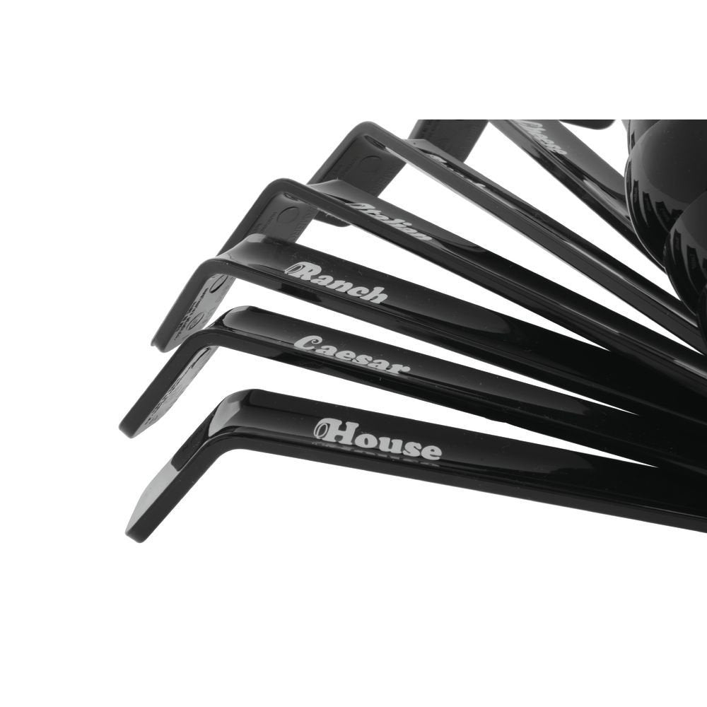 Cambro Ld85A110 Camwear Ladle (Assortment Pack), 8-1/2'', 3/4 Ounce, Black, Nsf, 12-Units