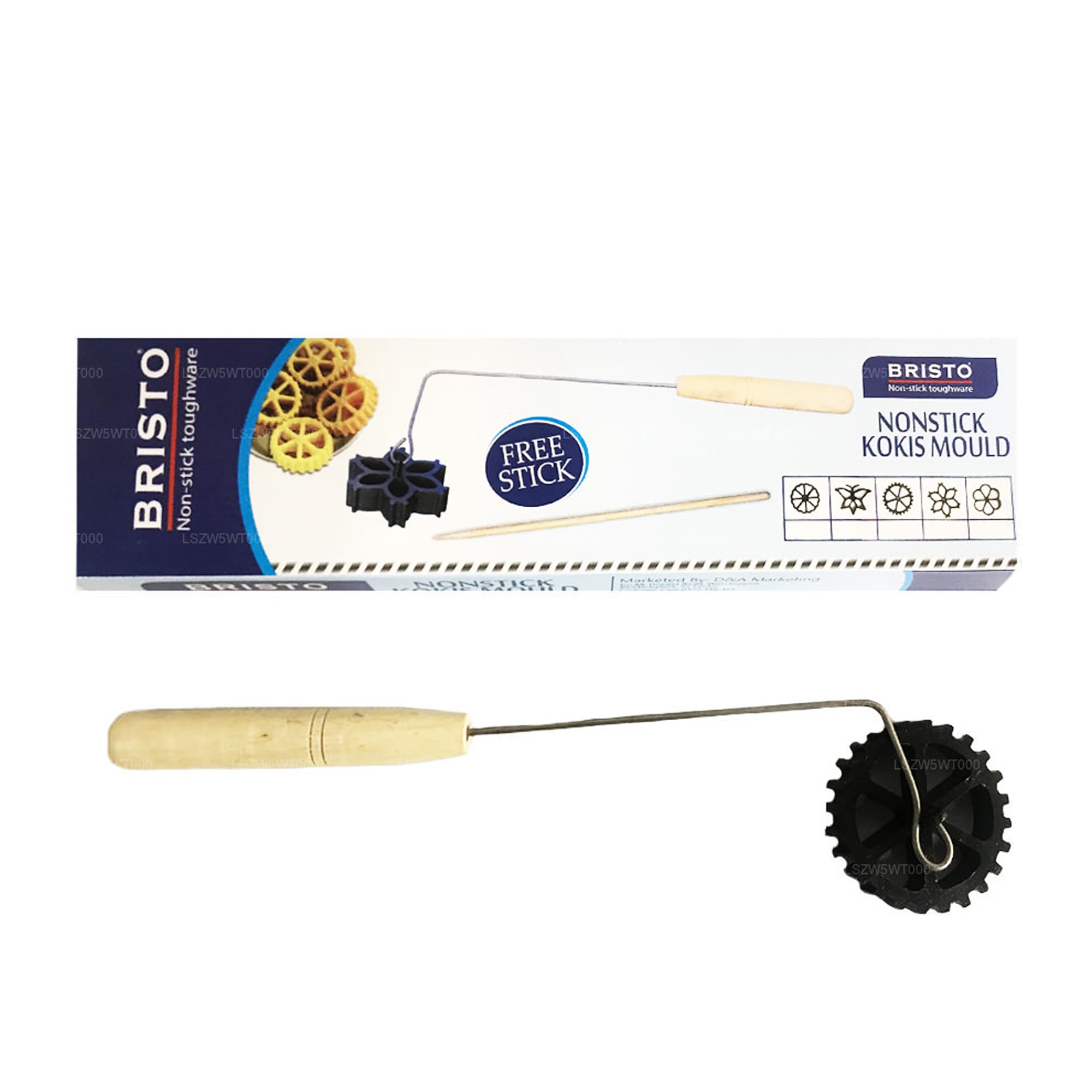 Nonstick Kokis Mold (Wheel Design)