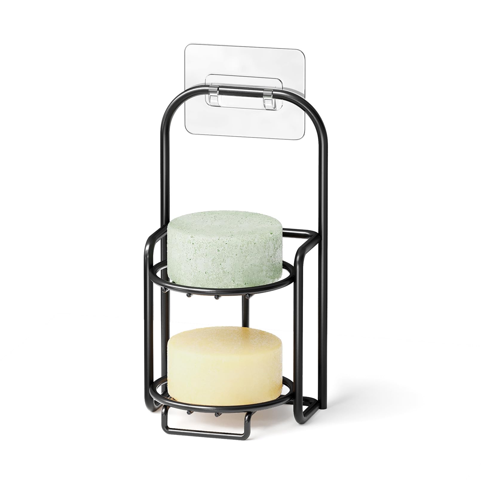 Spaceaid 2 Tier Shampoo Bar Holder For Shower, Self Draining Soap Bar Holders Caddy For Bathroom Wall And Kitchen Sink, Shampoo