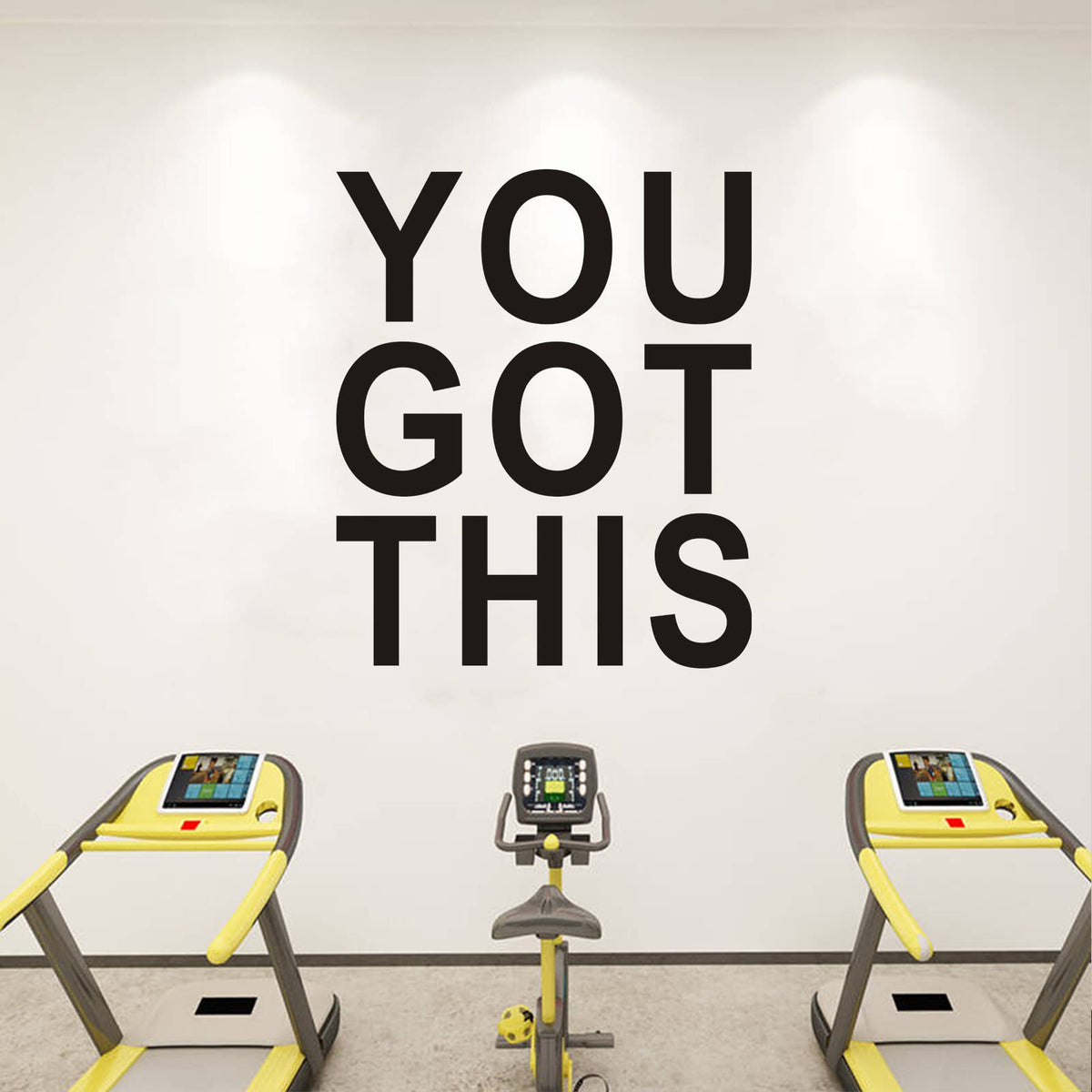 Seatune Gym Inspirational Wall Decals - Motivational Quotes Positive Wall Stickers - Office Garage Bedroom Living Room Bathroom