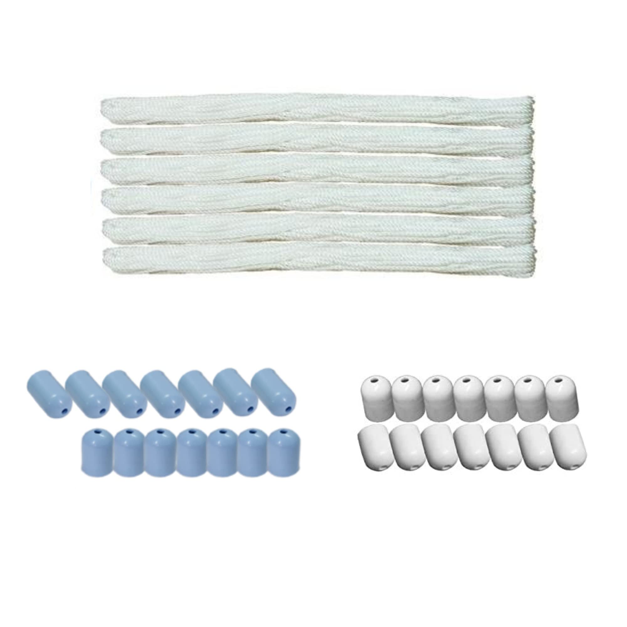 Homwell Ropes And Caps Only For Individual Dropdown Ceiling Hanger (Caps And Ropes Are Compatible Only Individual Dropdown Cloth