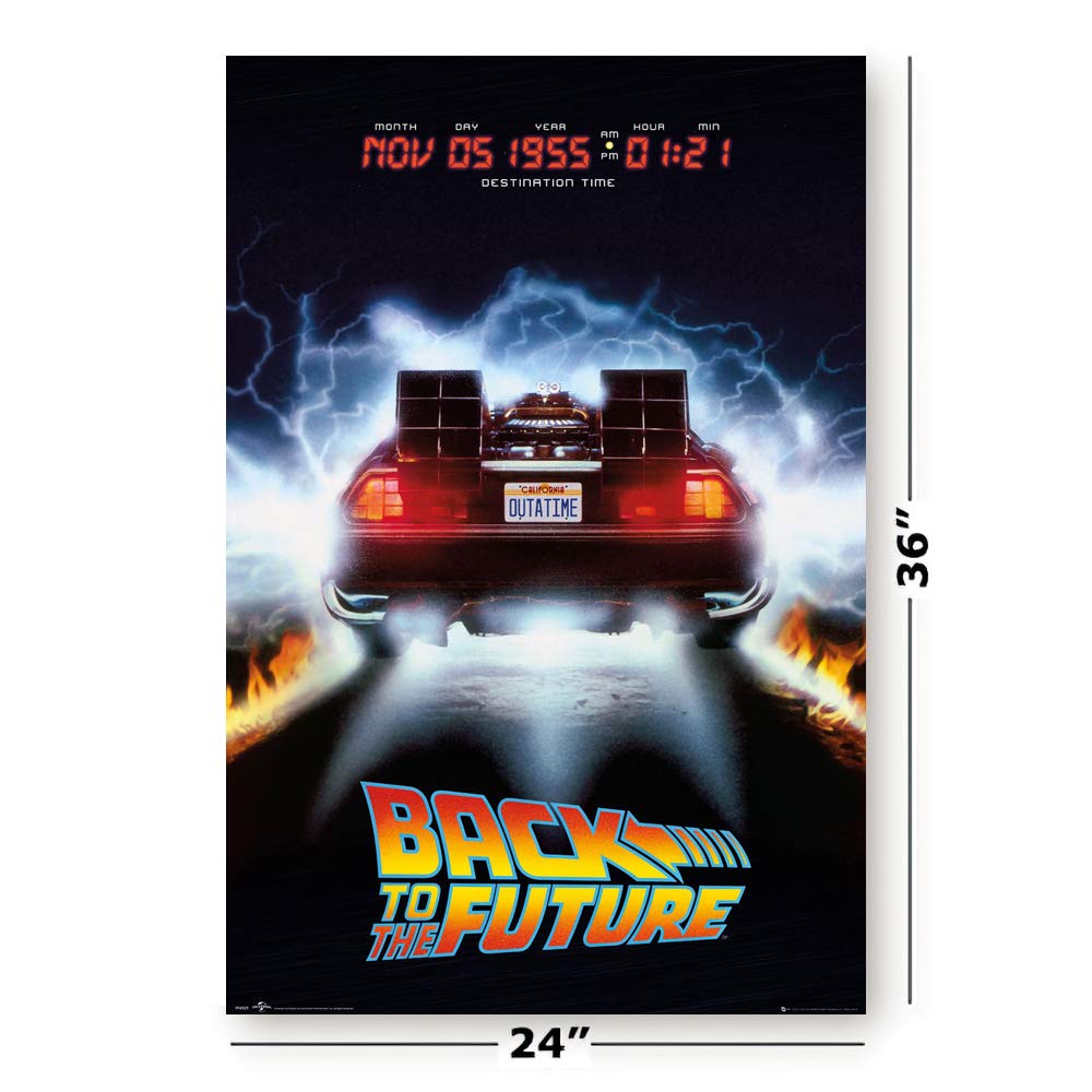Poster Stop Online Back To The Future - Movie Poster (Delorean - Destination Nov 05 1955) (Size 24 X 36)