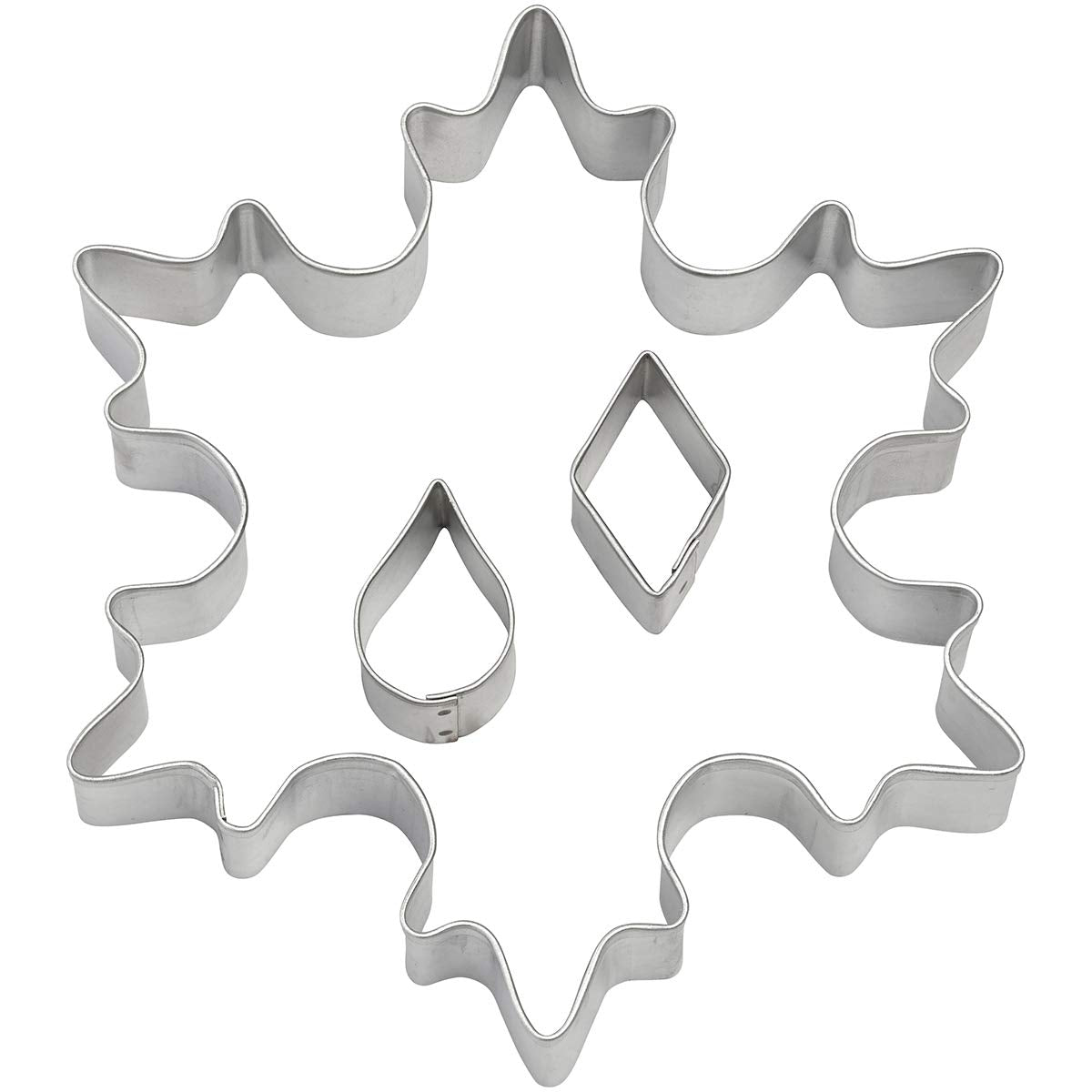 Wilton 3-Piece Snowflake Cookie Cutter Set