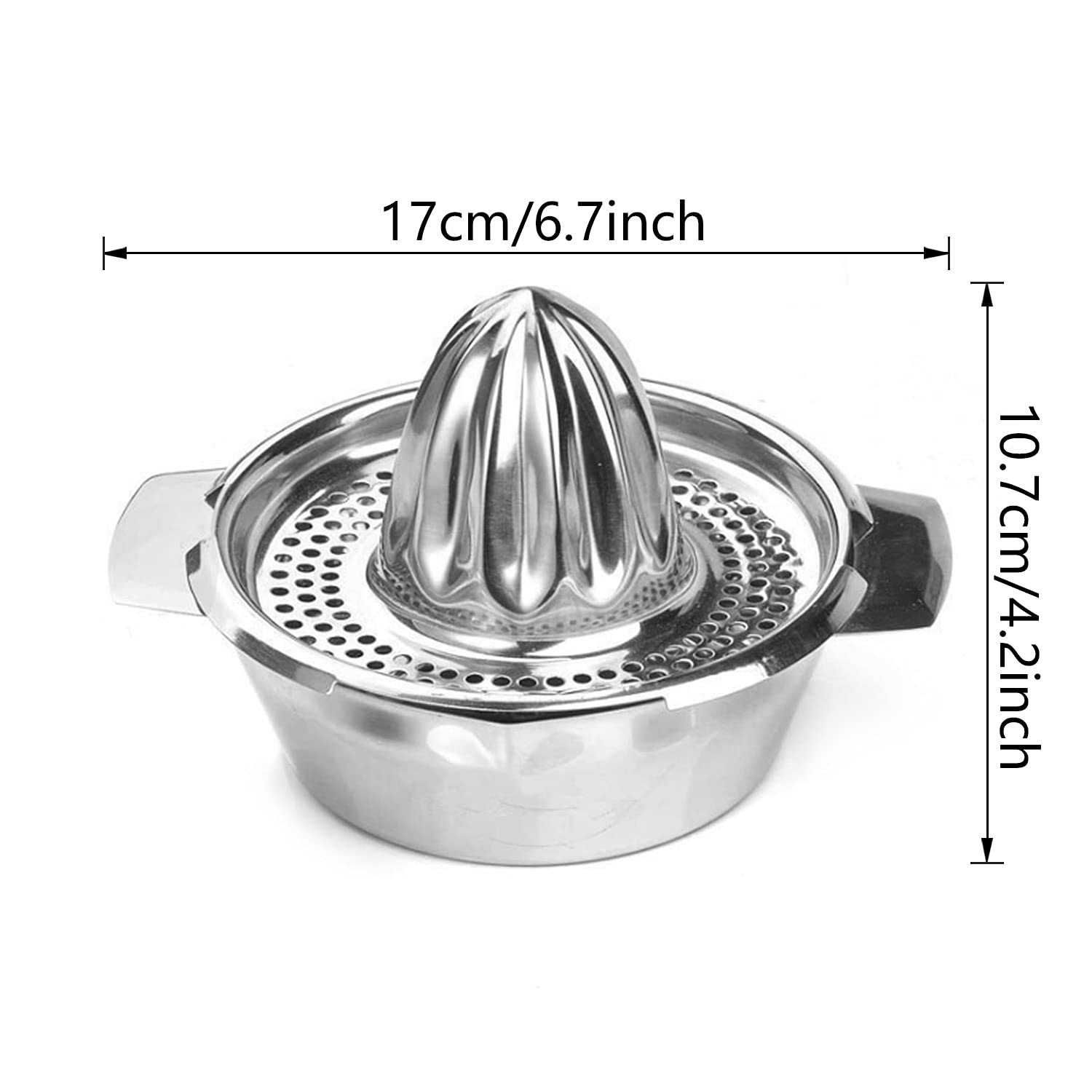 Stainless Steel Citrus Orange Juicer Lemon Lime Fruit Hand Squeezer Kitchen Tool