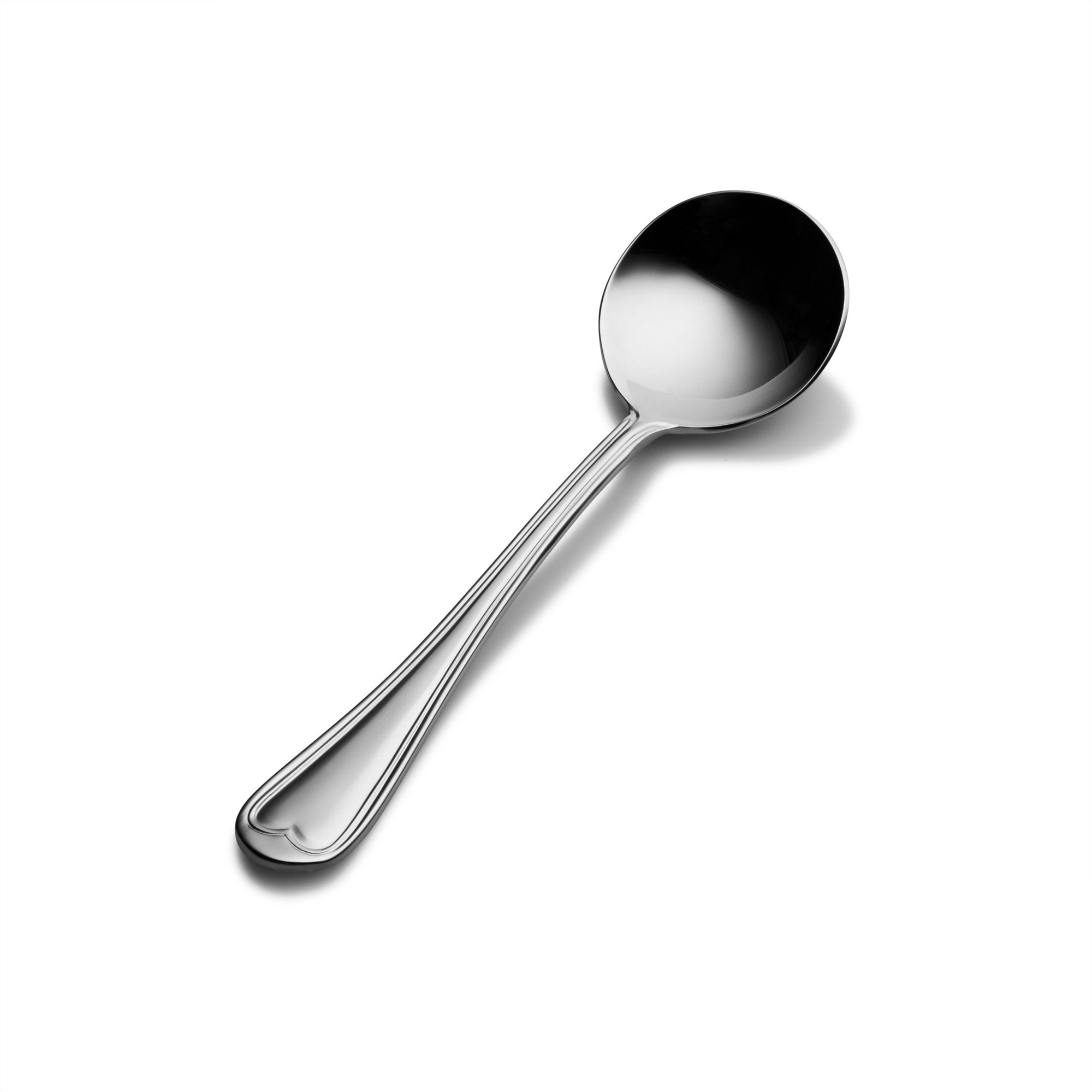 Bon Chef S605 Stainless Steel 18/8 Victoria Regular Dinner Fork, 7-35/64'' Length (Pack Of 12)
